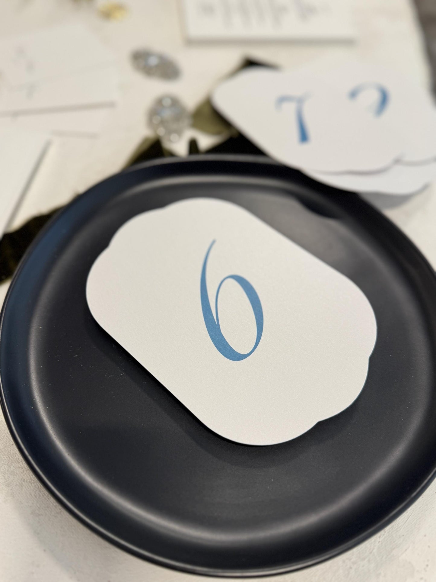 Wedding Table Numbers PRINTED - Style 35