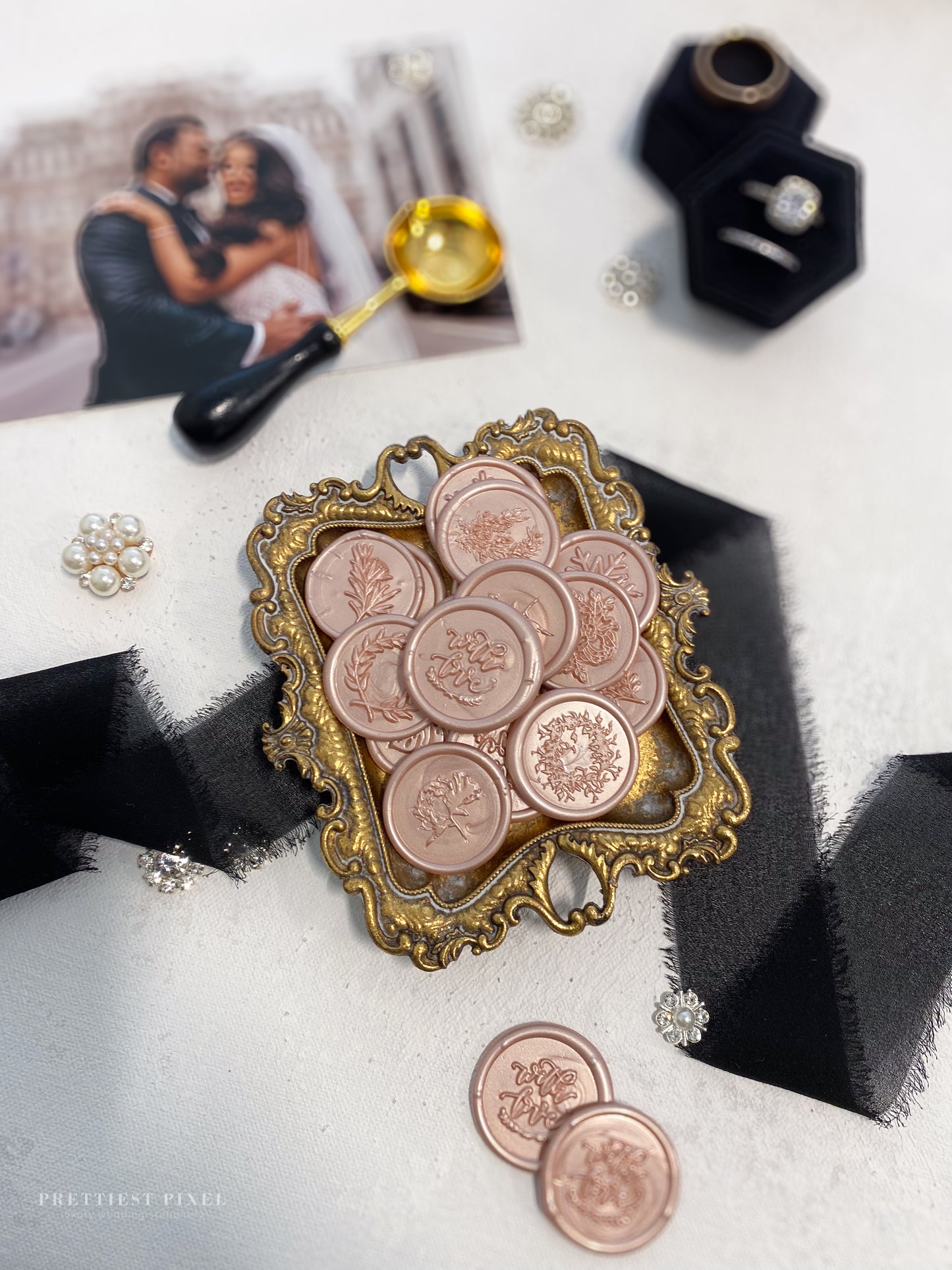 a bunch of coins sitting on top of a table