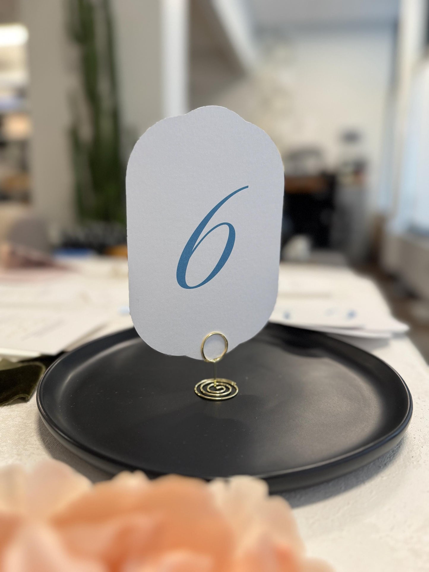 Wedding Table Numbers PRINTED - Style 35