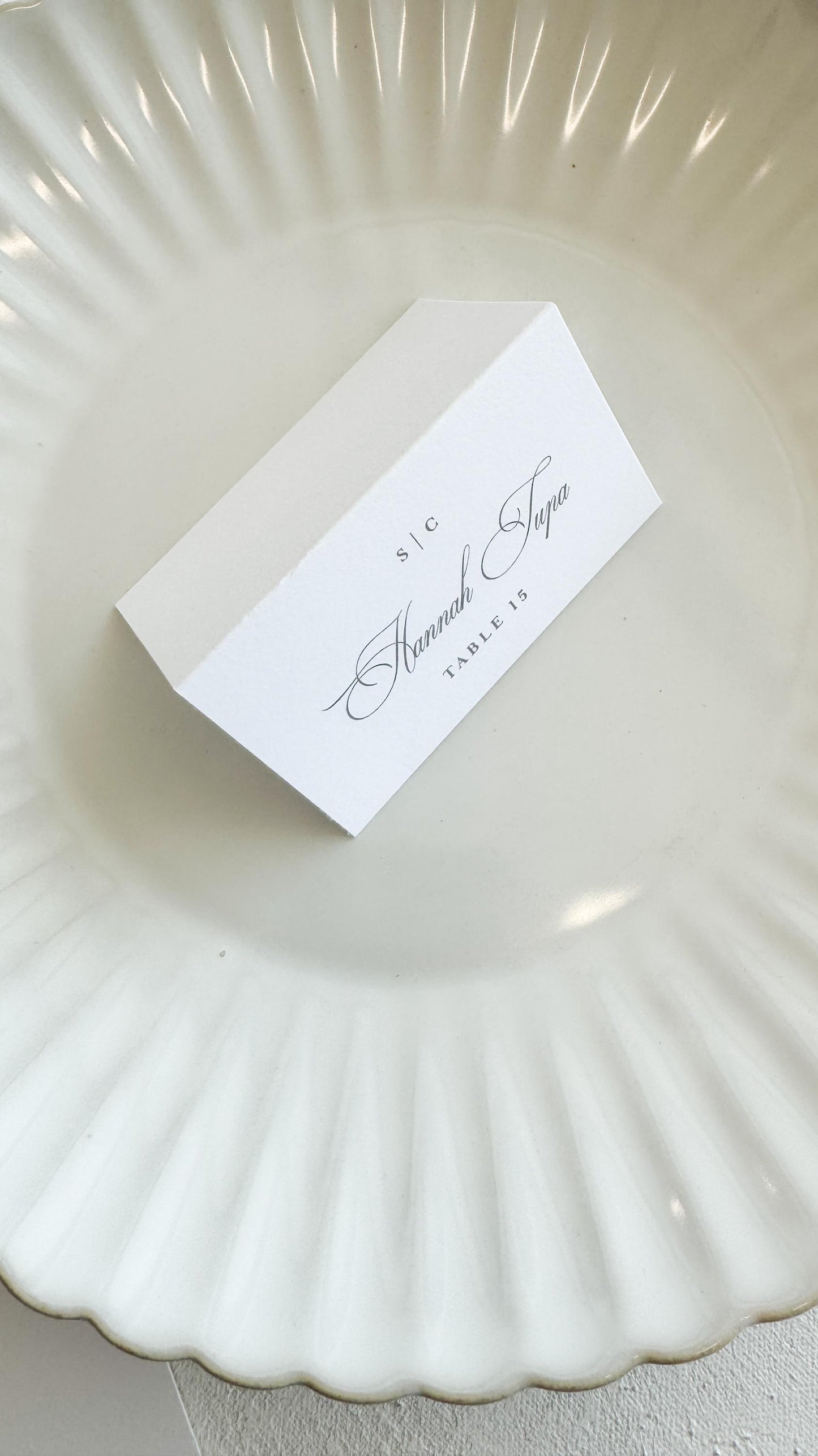 Printed Name Cards | Escort Cards | Tented PlaceCards | Style 97