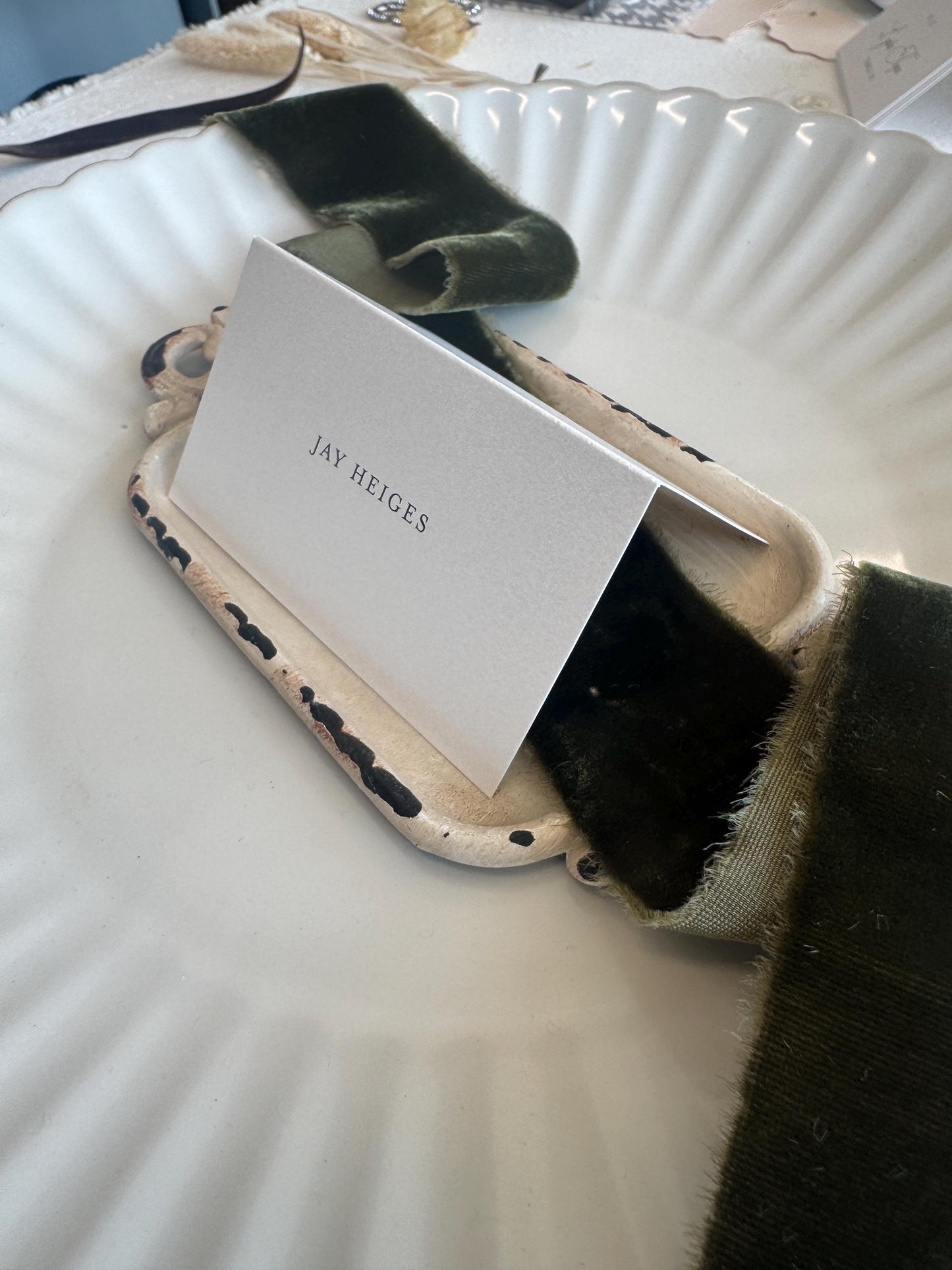 Printed Name Cards | Escort Cards | Tented PlaceCards | Style 312