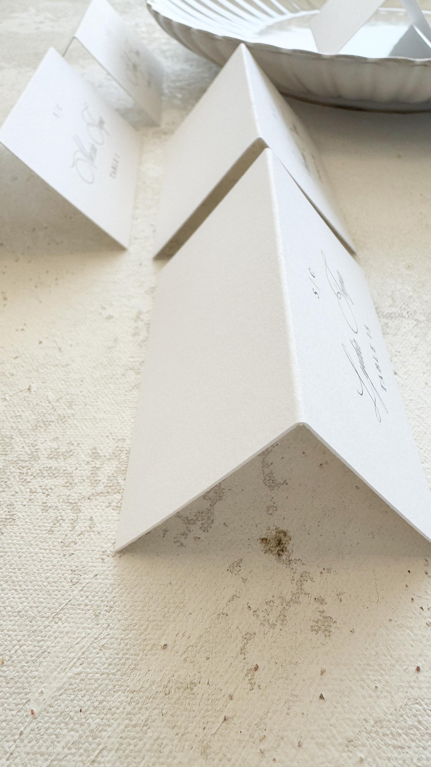 Printed Name Cards | Escort Cards | Tented PlaceCards | Style 97