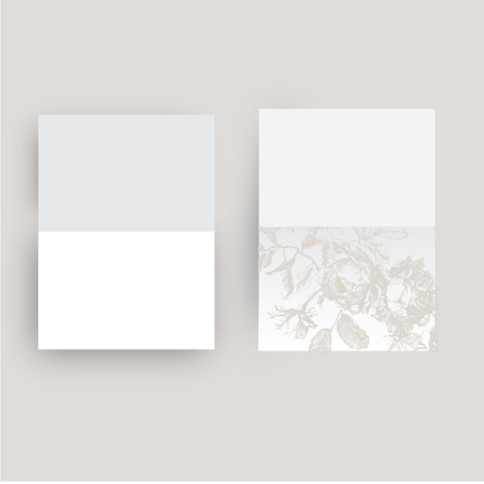Taupe Notecard Gift Set in Taupe - Style 220
