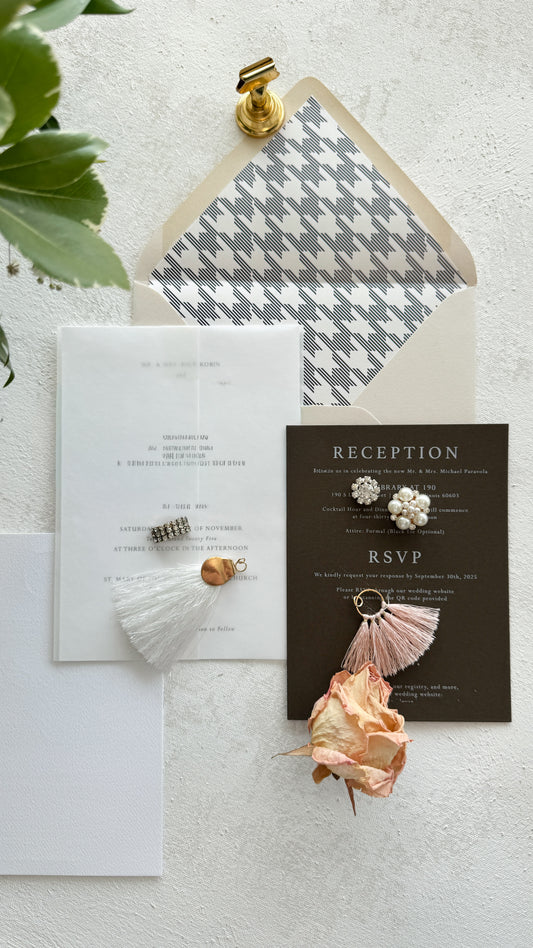 Digitally Printed Wedding Invitations | Style 1588