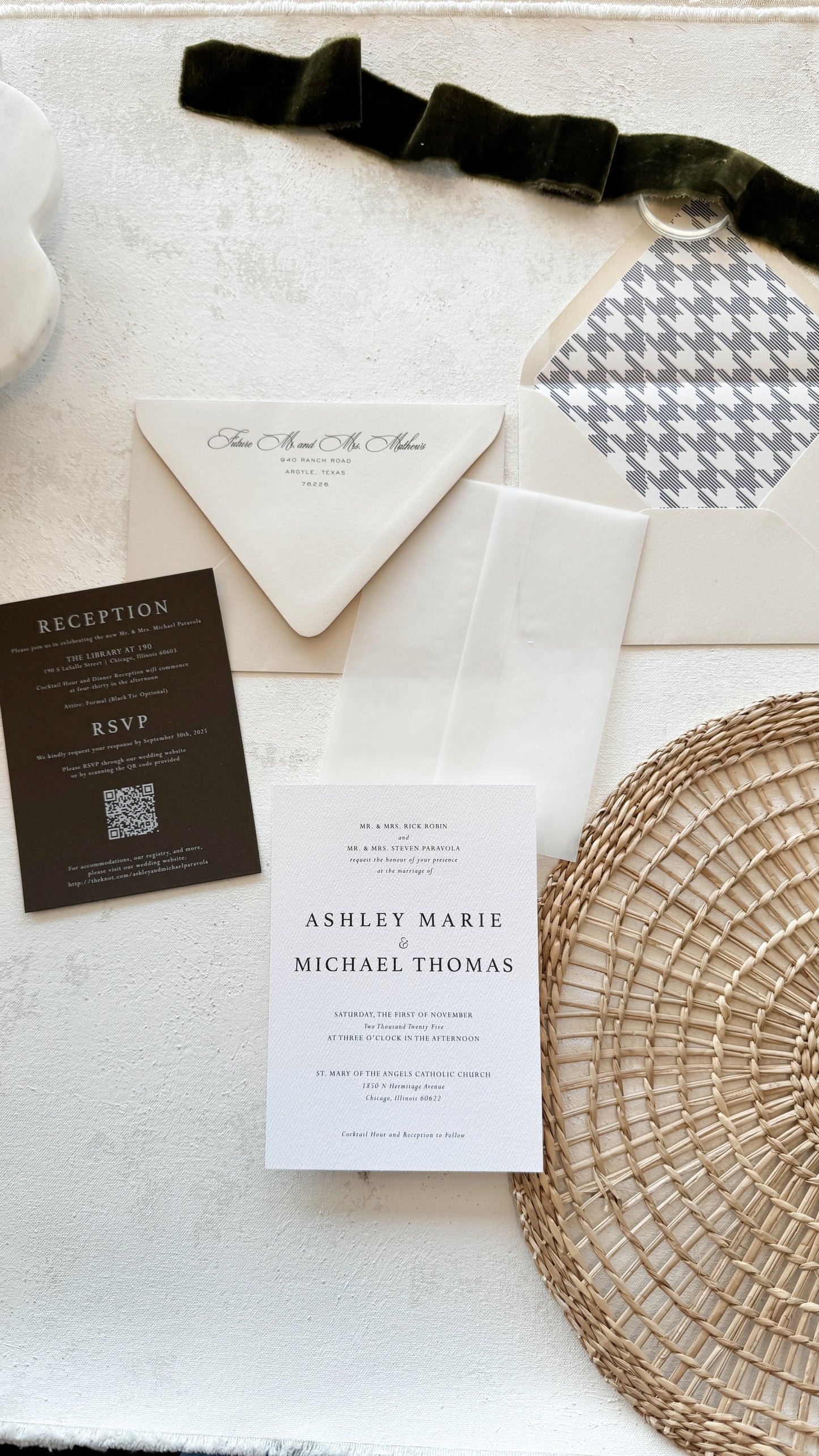 Digitally Printed Wedding Invitations | Style 1588