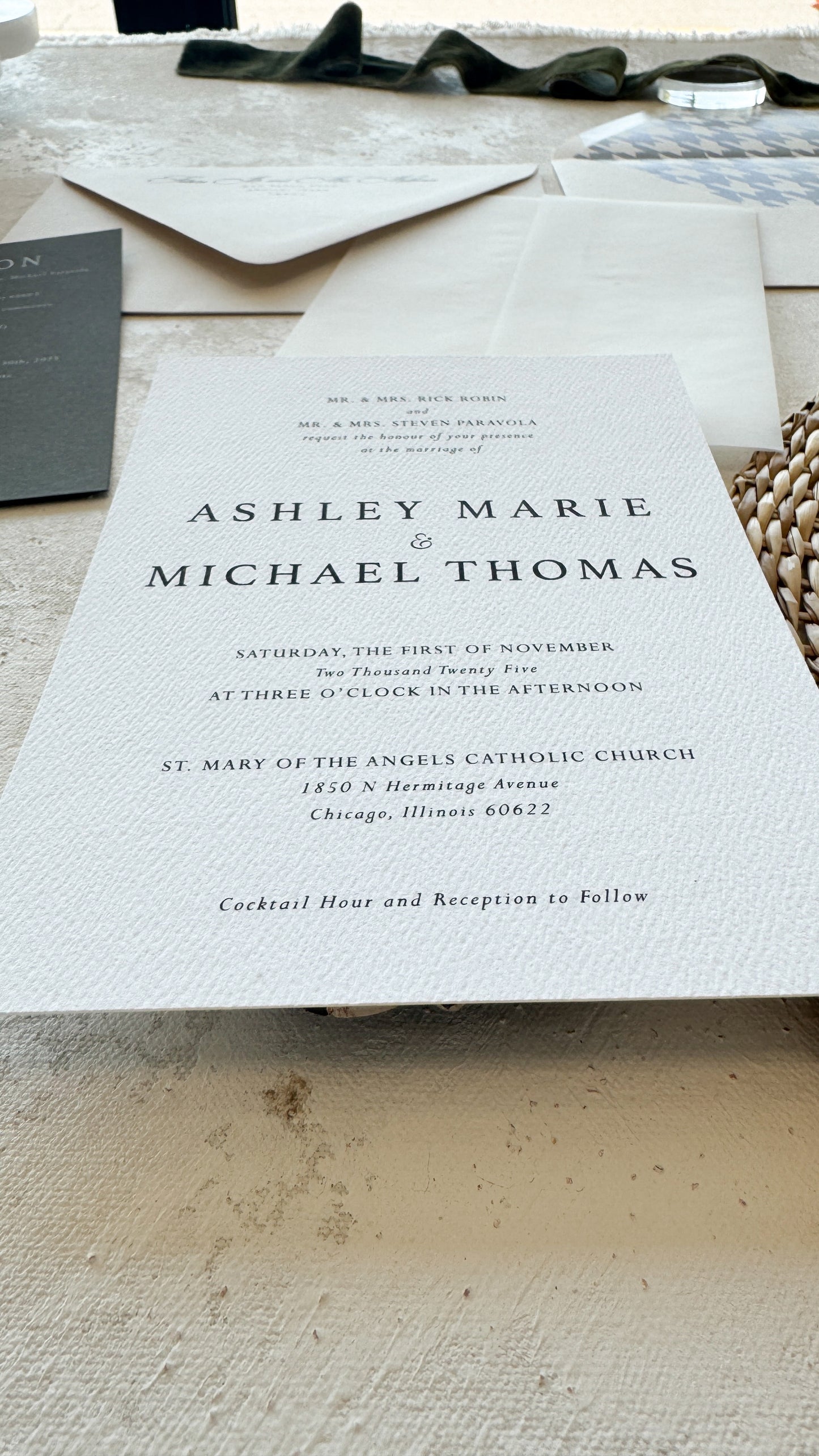 Digitally Printed Wedding Invitations | Style 1588