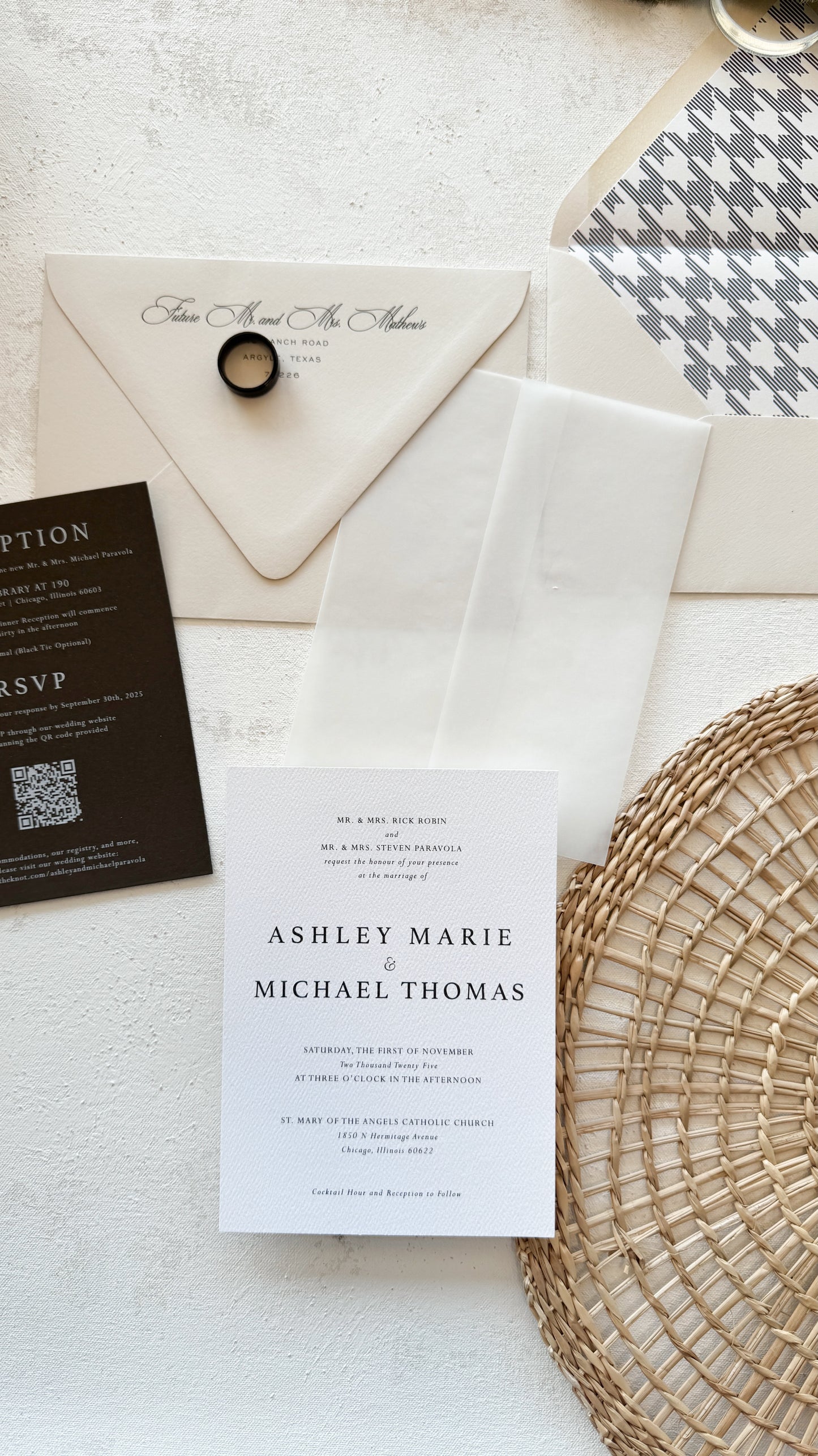 Digitally Printed Wedding Invitations | Style 1588