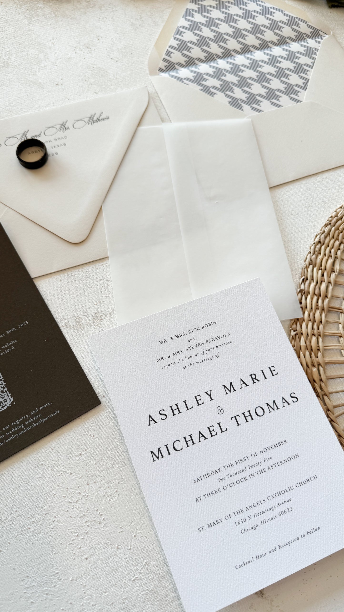 Digitally Printed Wedding Invitations | Style 1588