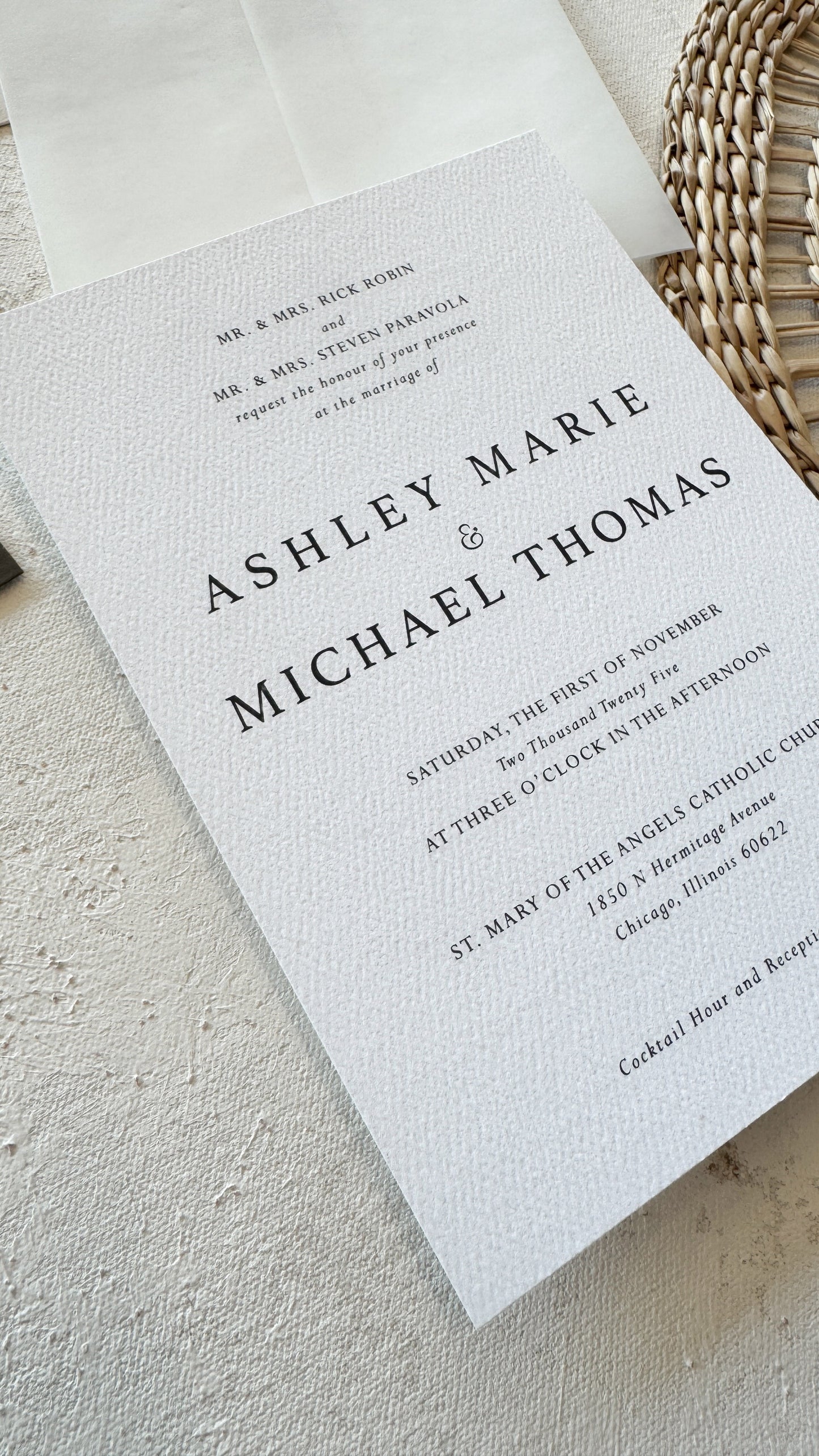 Digitally Printed Wedding Invitations | Style 1588