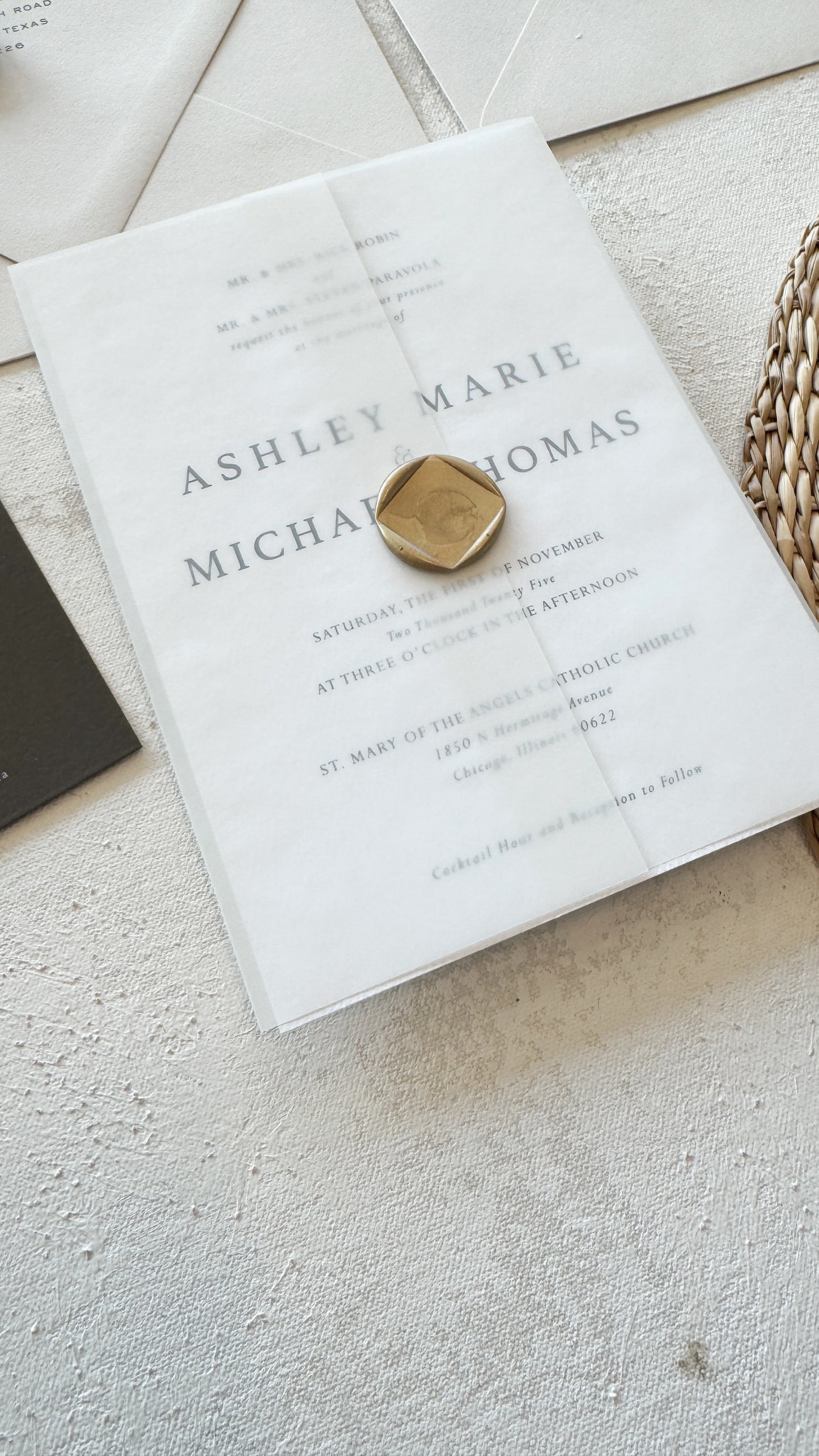 Digitally Printed Wedding Invitations | Style 1588