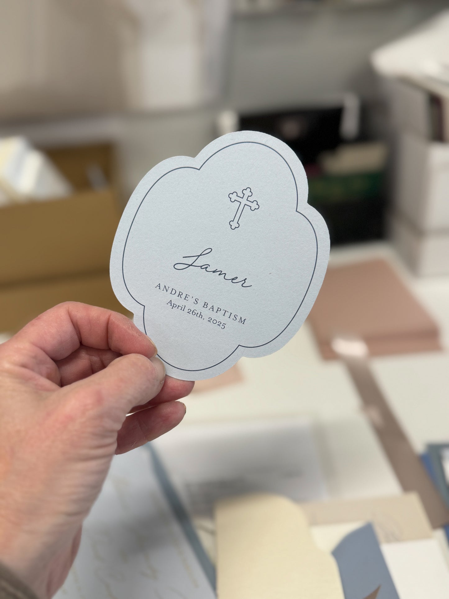 Baptism Decorations Tags | Style 284