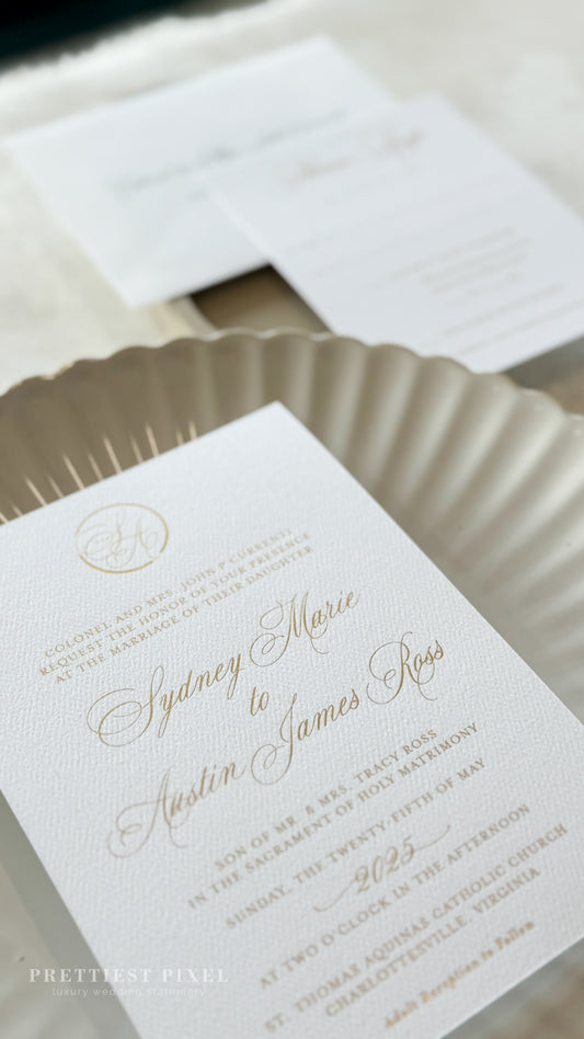 Foil Wedding Invitations | Style 2427