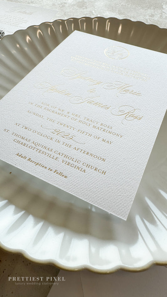 Foil Wedding Invitations | Style 2427