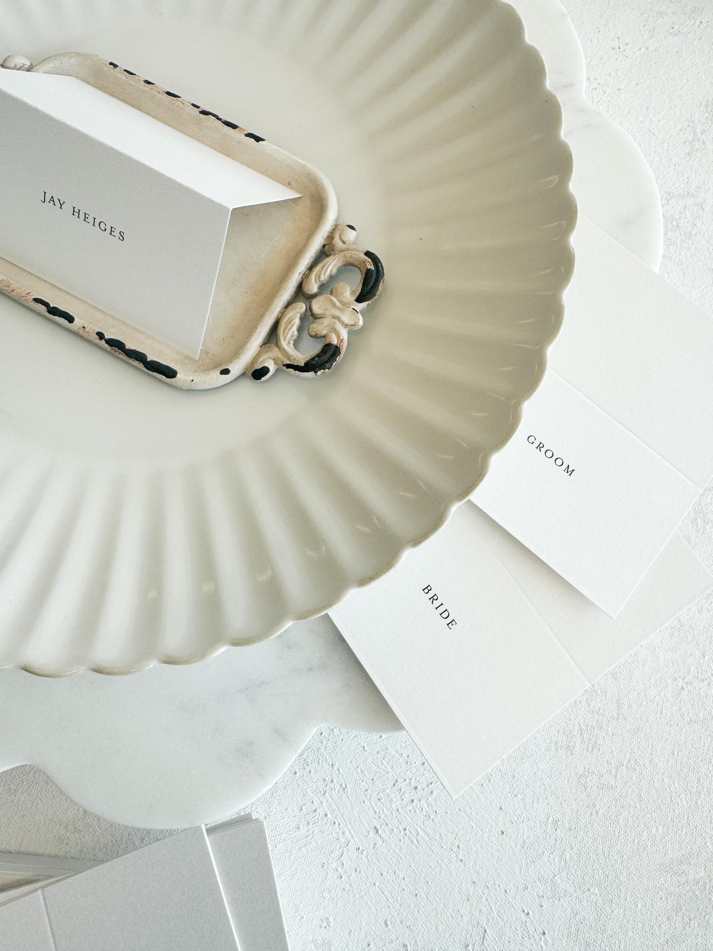 Printed Name Cards | Escort Cards | Tented PlaceCards | Style 312
