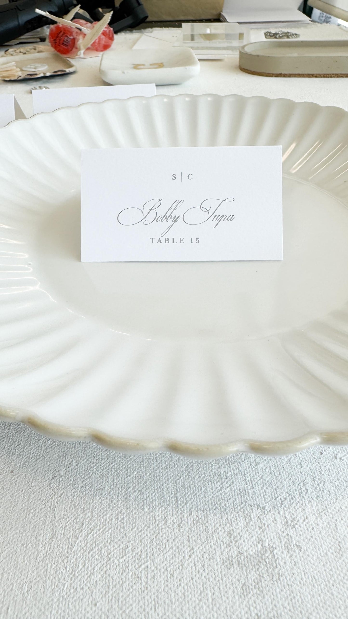 Printed Name Cards | Escort Cards | Tented PlaceCards | Style 97