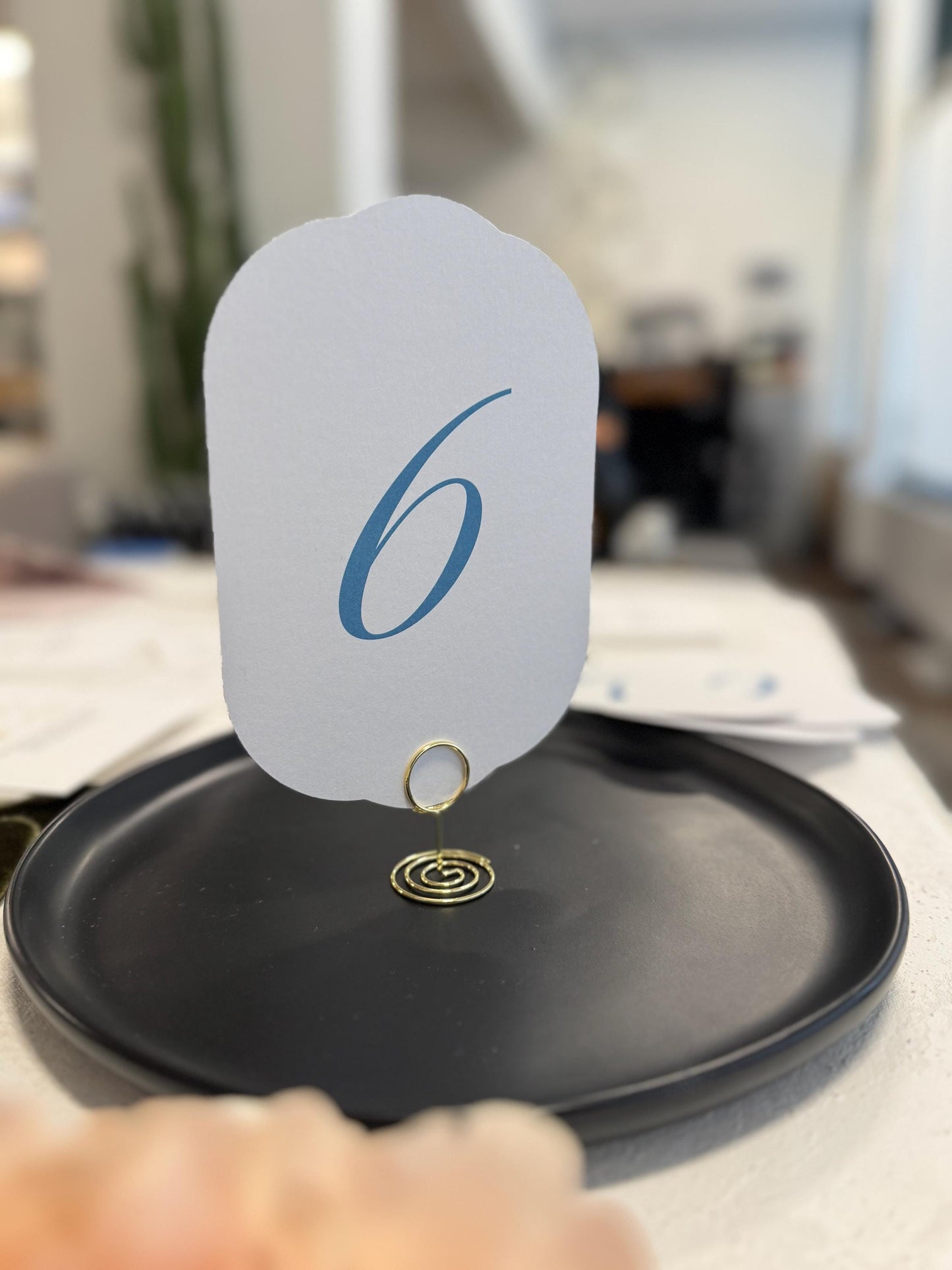 Wedding Table Numbers PRINTED - Style 35