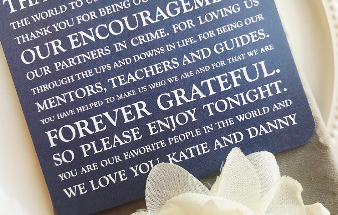 Wedding Thank You Card | Style 28