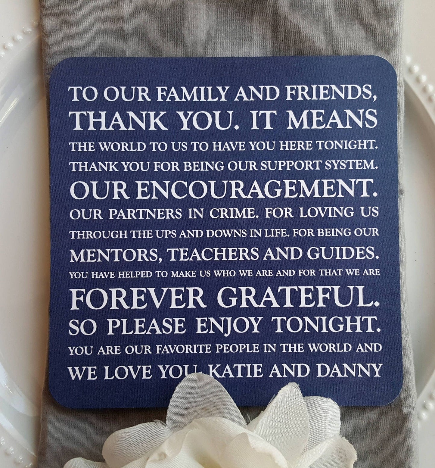 Wedding Thank You Card | Style 28