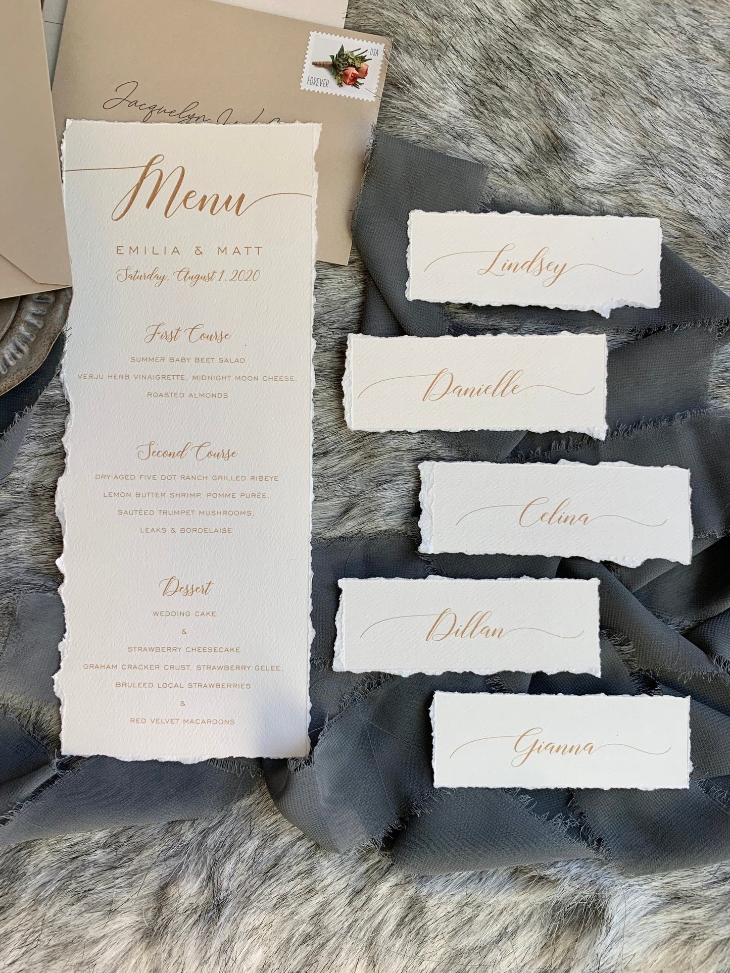 Deckle Edge Menu | Style 211