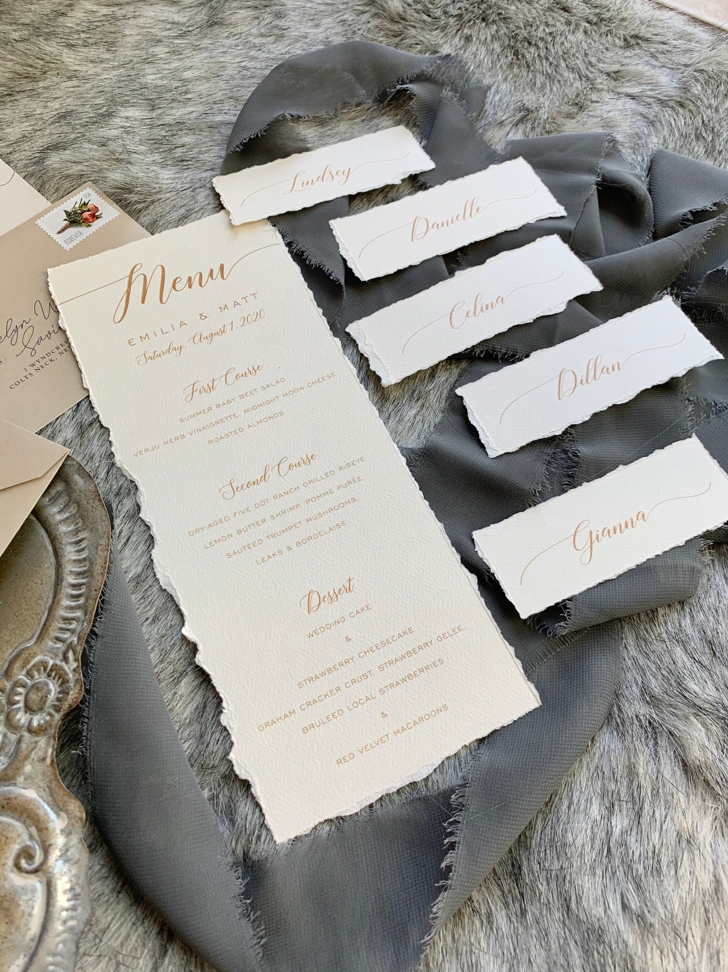 Deckle Edge Menu | Style 211