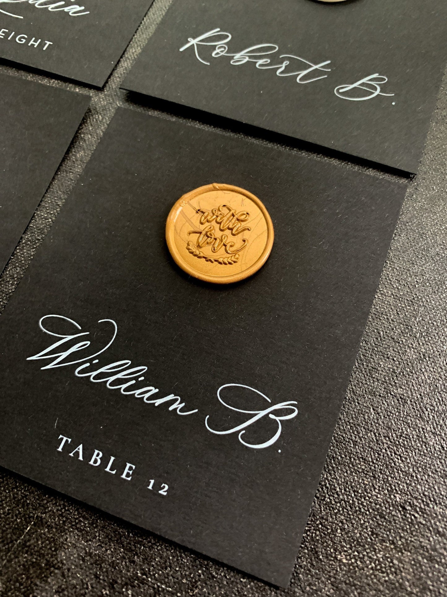 Wedding Folded Place Cards | Style 45