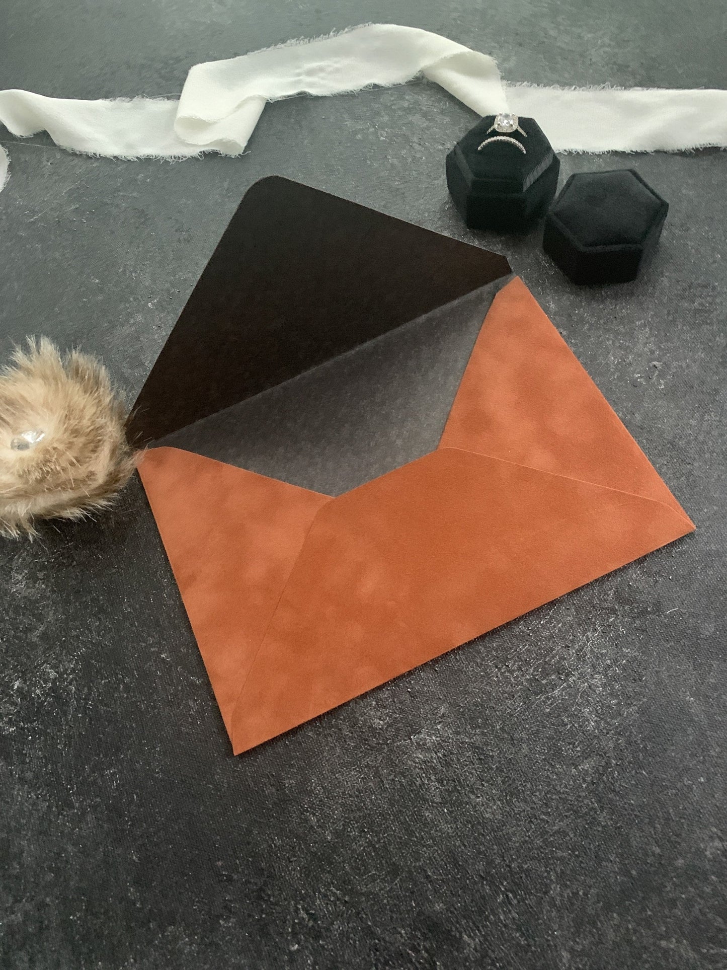 Velvet Envelopes - Spice Velvet Envelope - SET OF 10