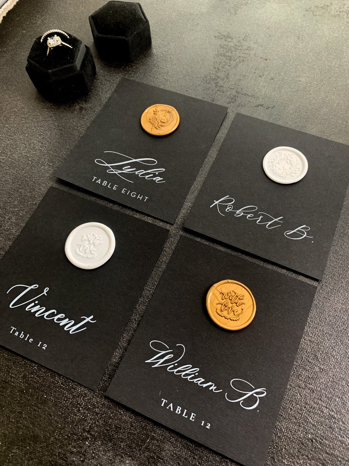 Wedding Folded Place Cards | Style 45