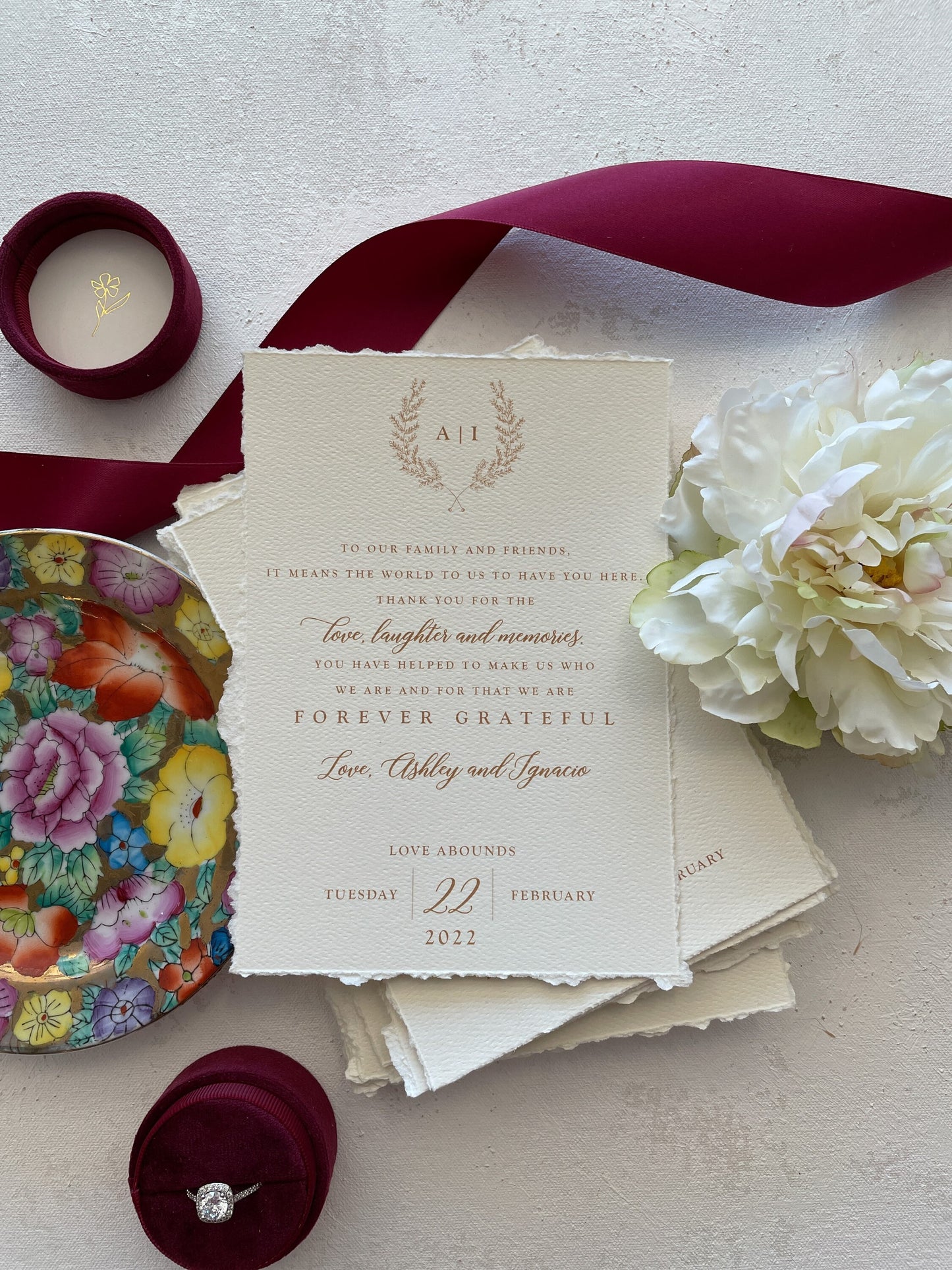 Wedding Thank You Card | Style 36