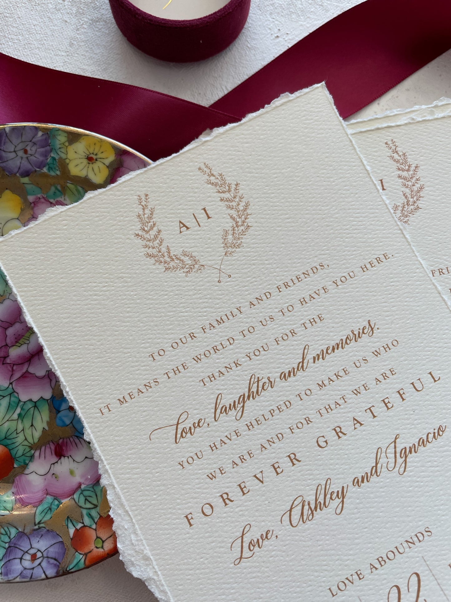 Wedding Thank You Card | Style 36