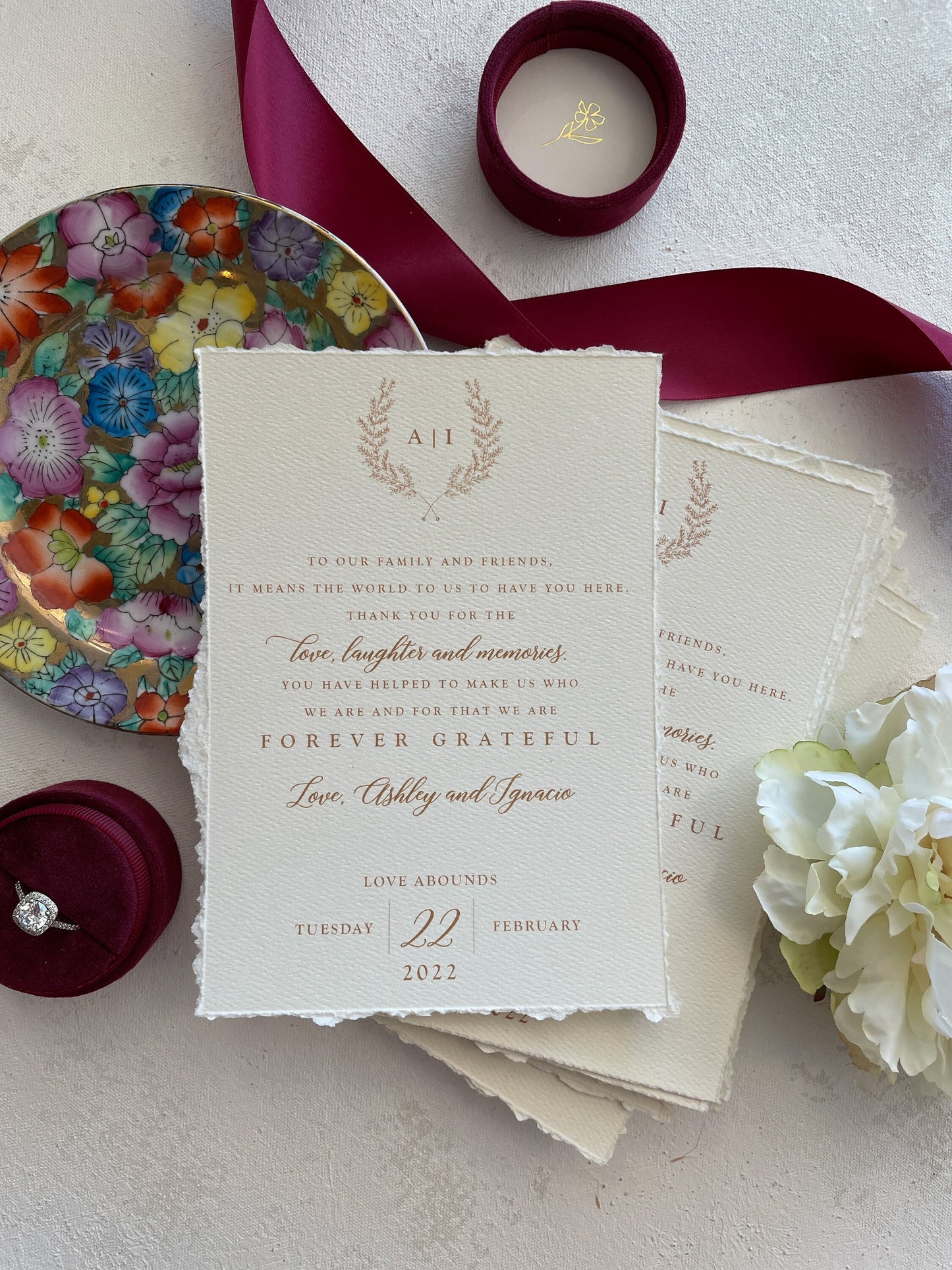 Wedding Thank You Card | Style 36