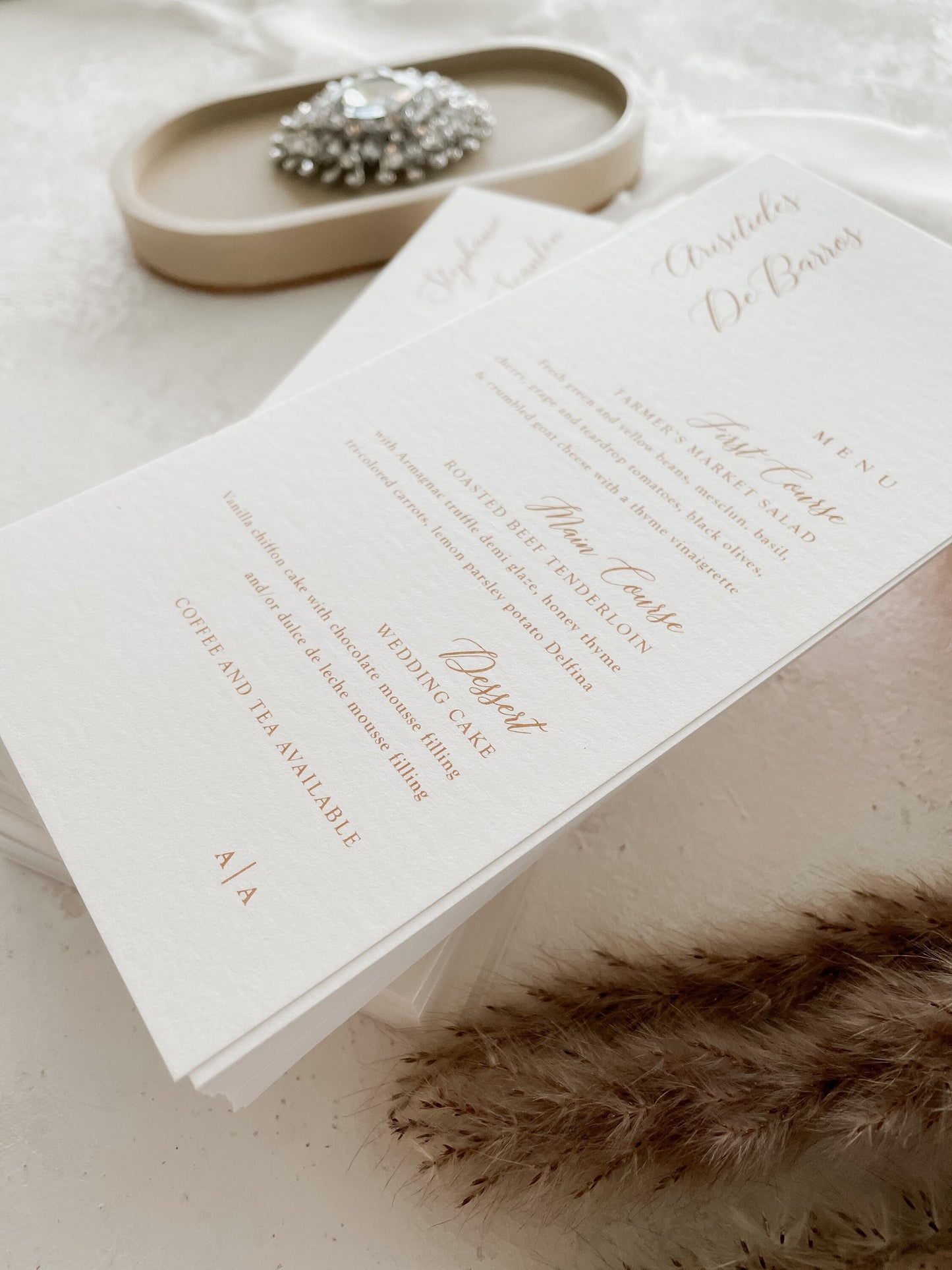 Wedding Menus | Style 211