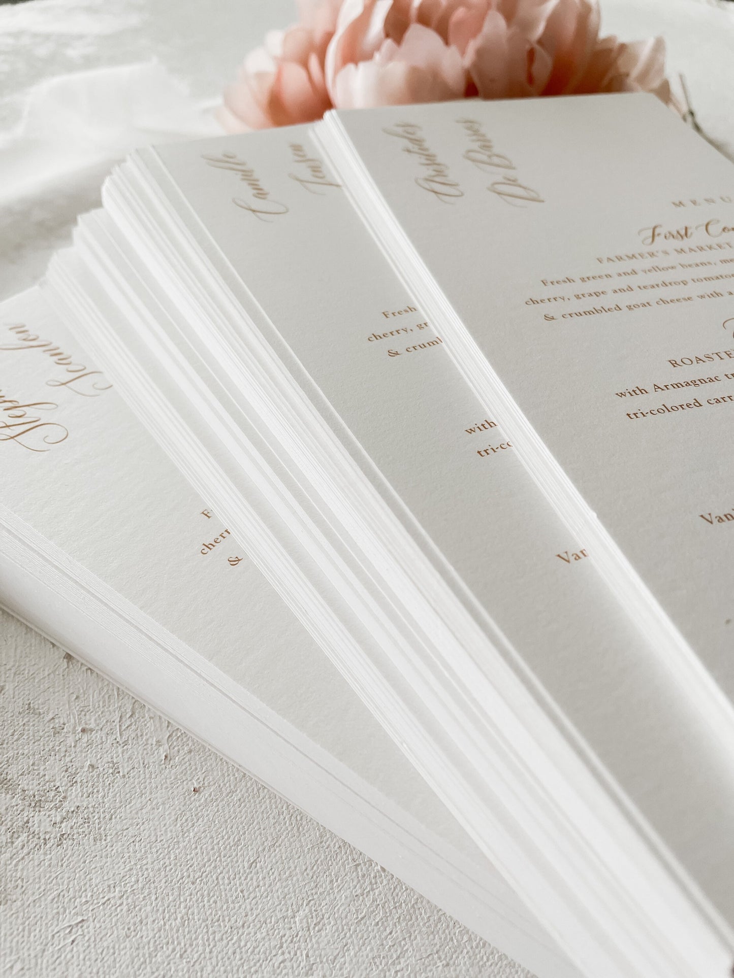 Wedding Menus | Style 211
