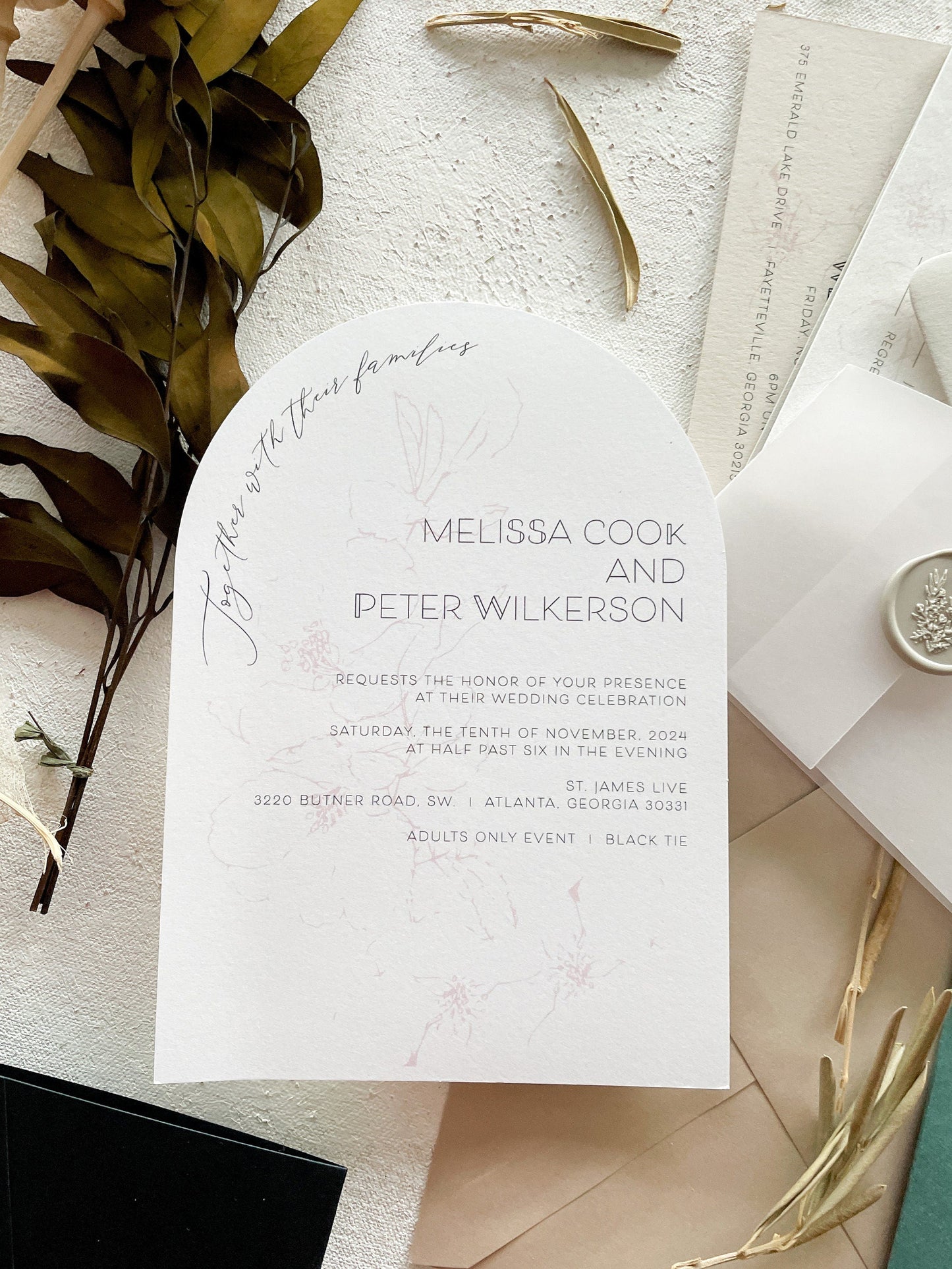 Vellum Wedding Invitations | Style 308