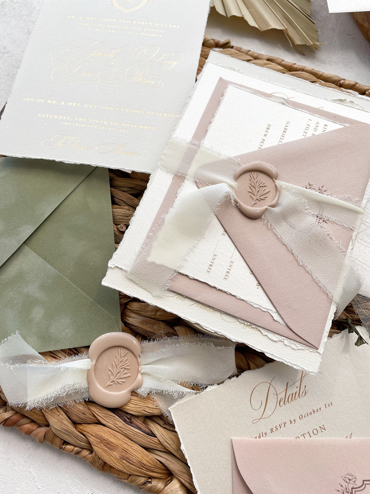 Velvet Wedding Invitations | Style 277