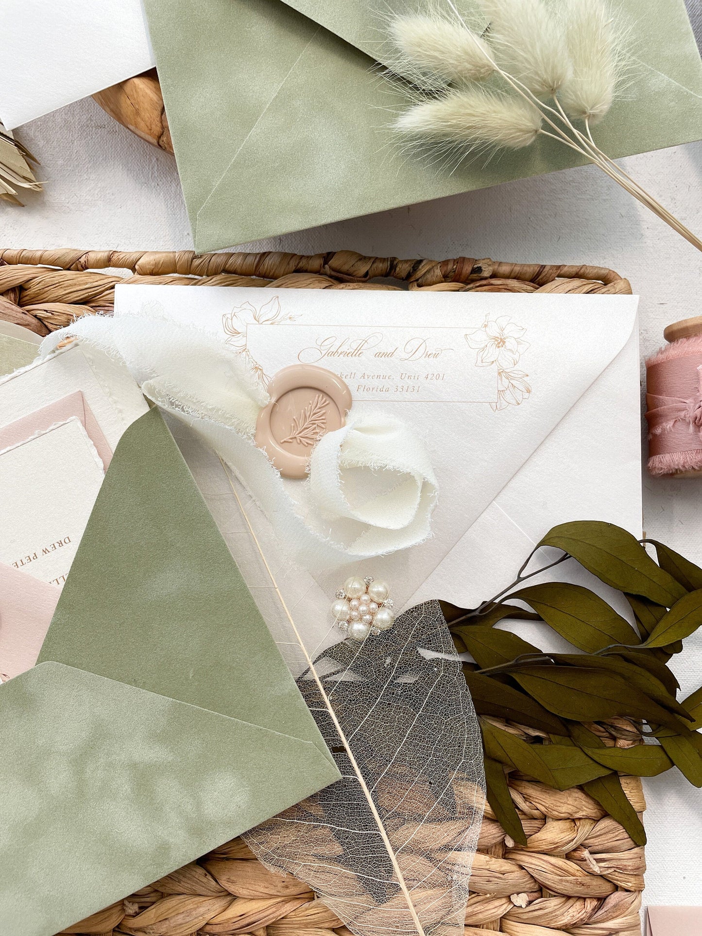 Velvet Wedding Invitations | Style 277