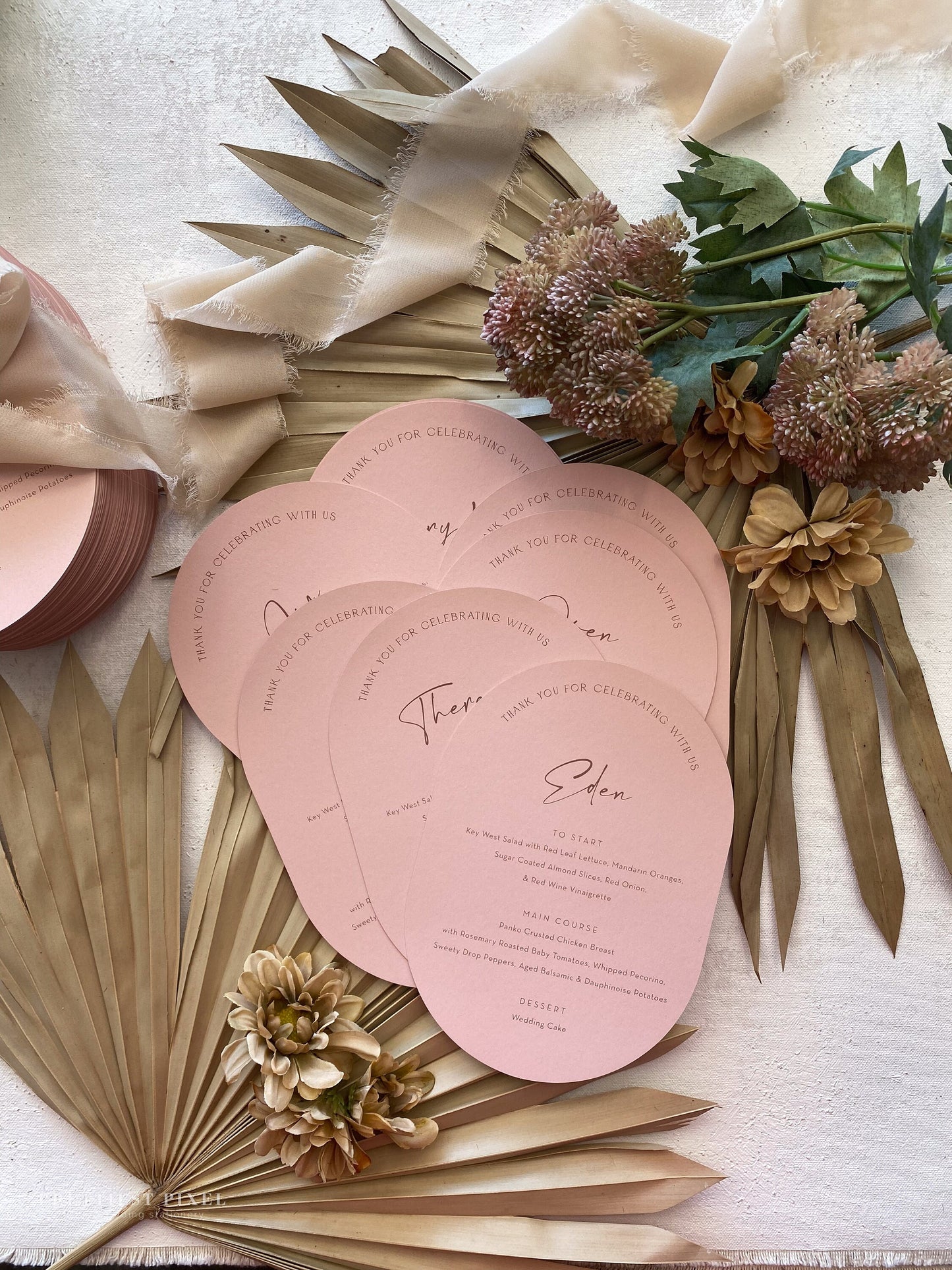 Wedding Menu Double Arch | Style 142