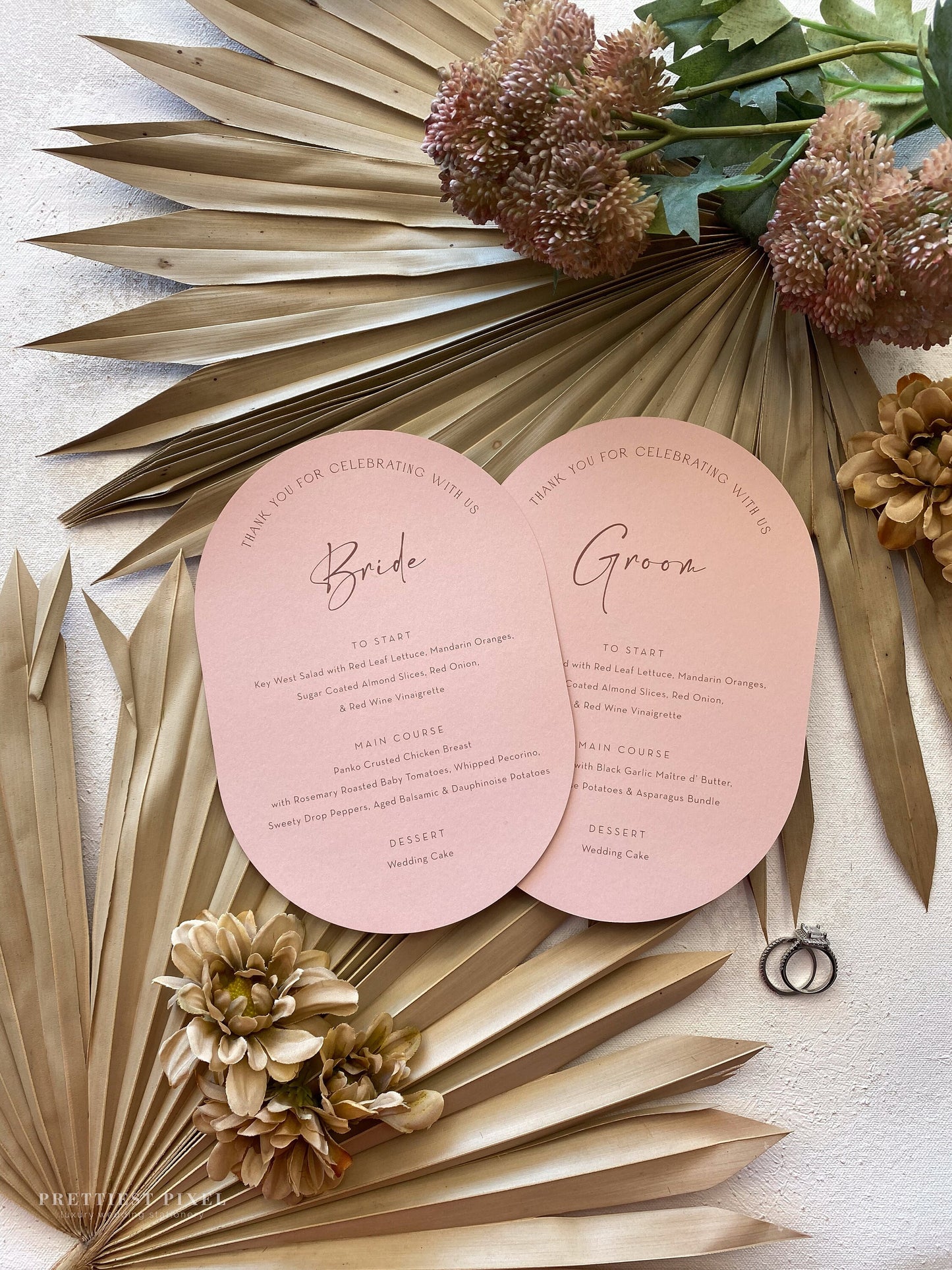 Wedding Menu Double Arch | Style 142