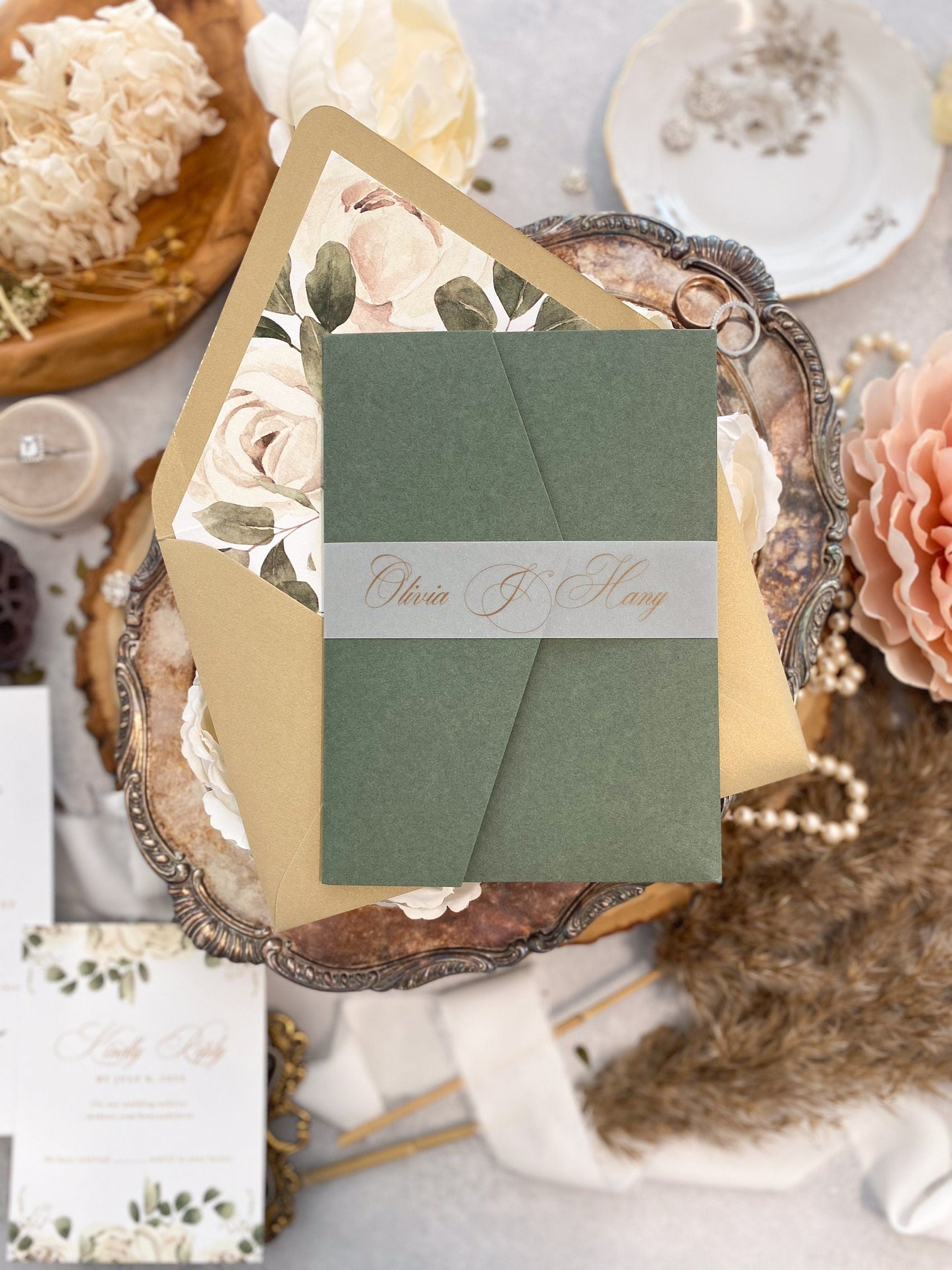 Greenery Wedding Invitation | Style 220