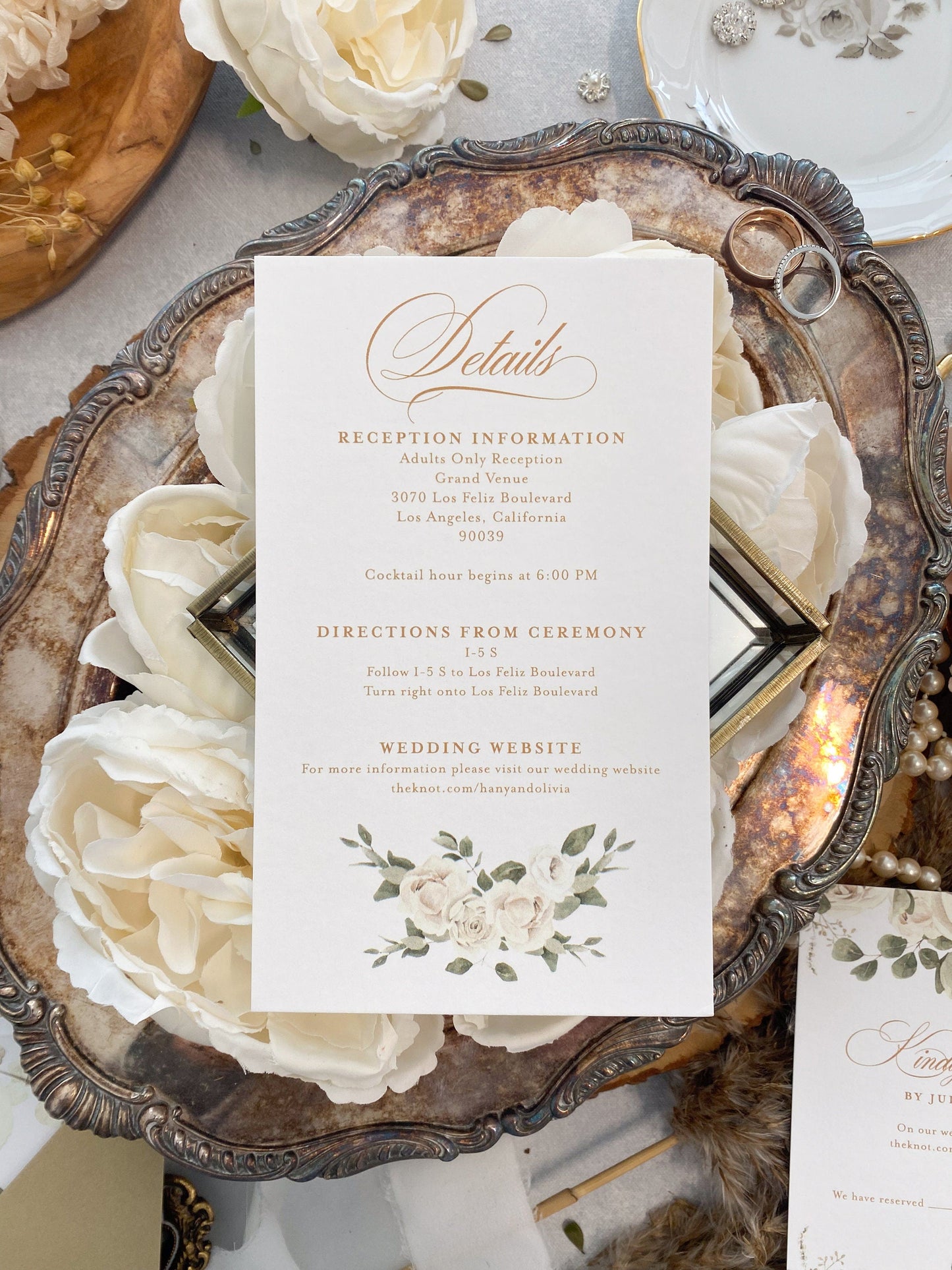 Greenery Wedding Invitation | Style 220
