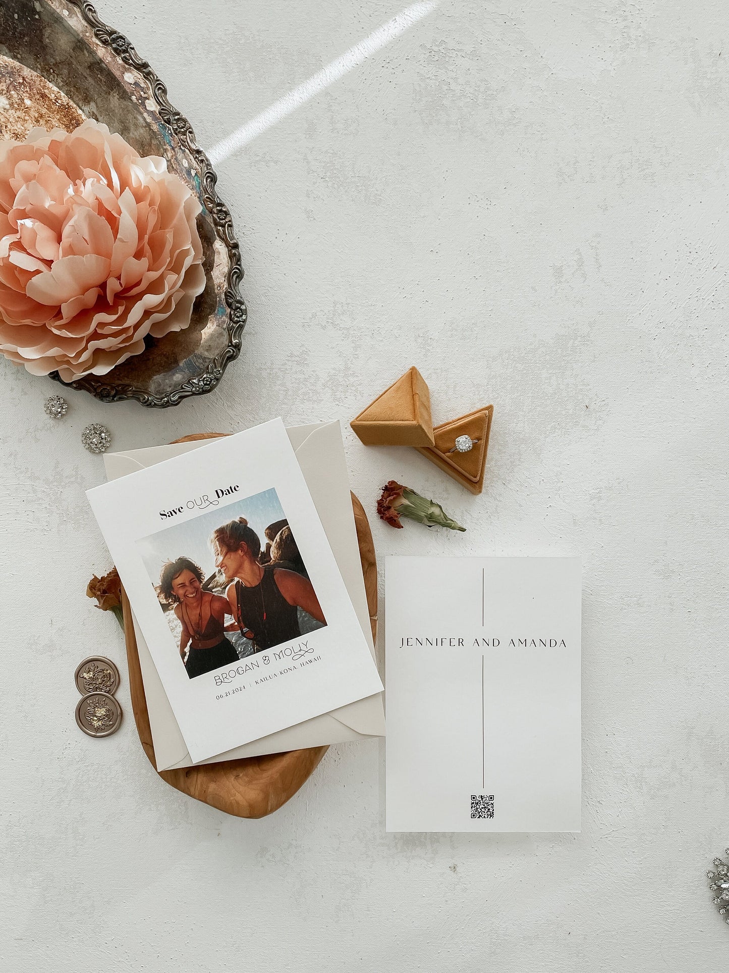 Save the Date Cards with Envelopes - Style 29