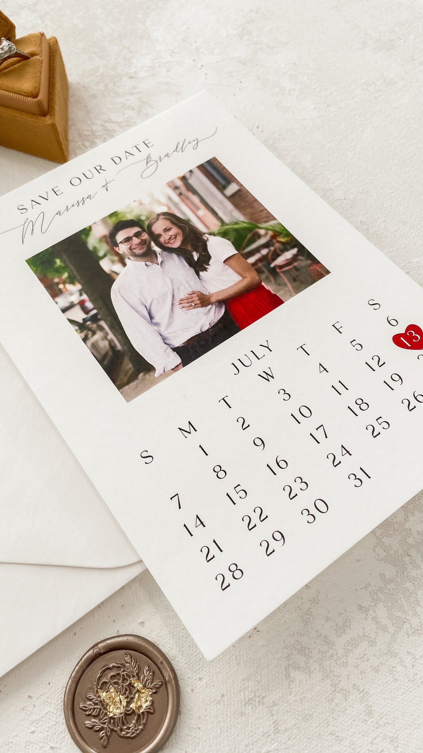 Save the Date Cards with Envelopes - Style 41