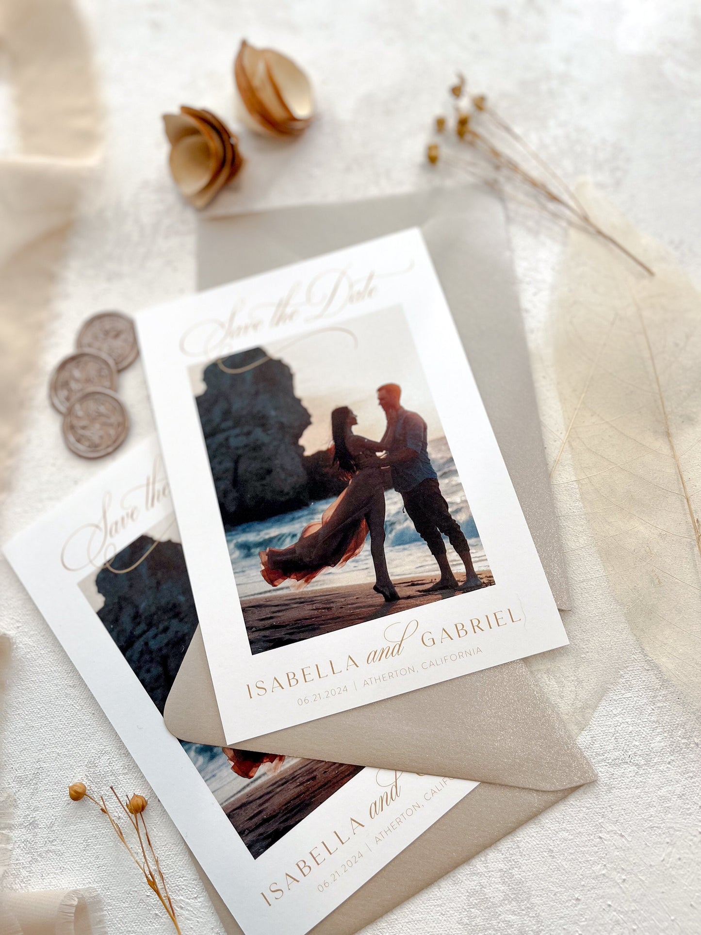 Save the Date Cards with Envelopes - Style 48