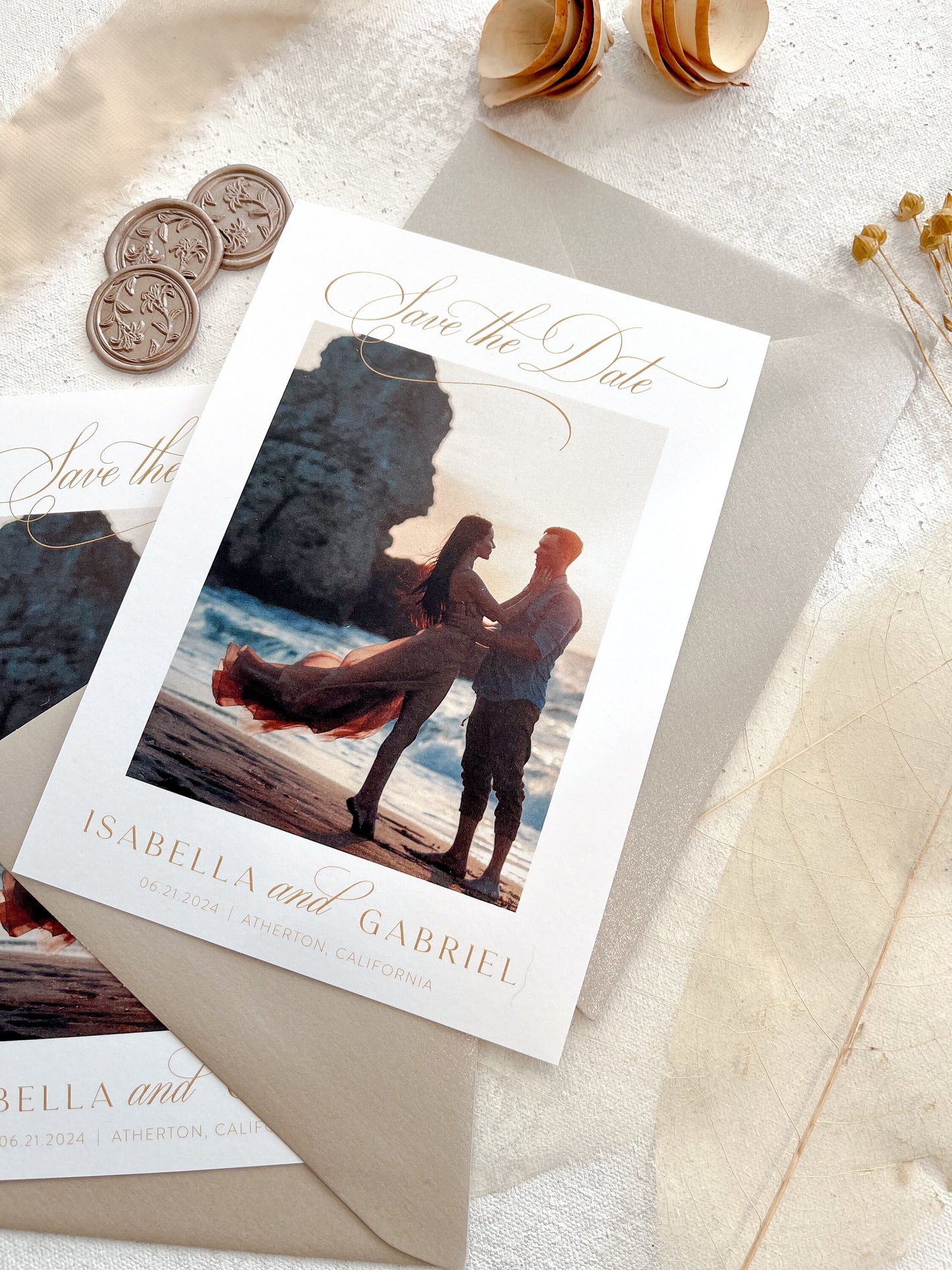 Save the Date Cards with Envelopes - Style 48