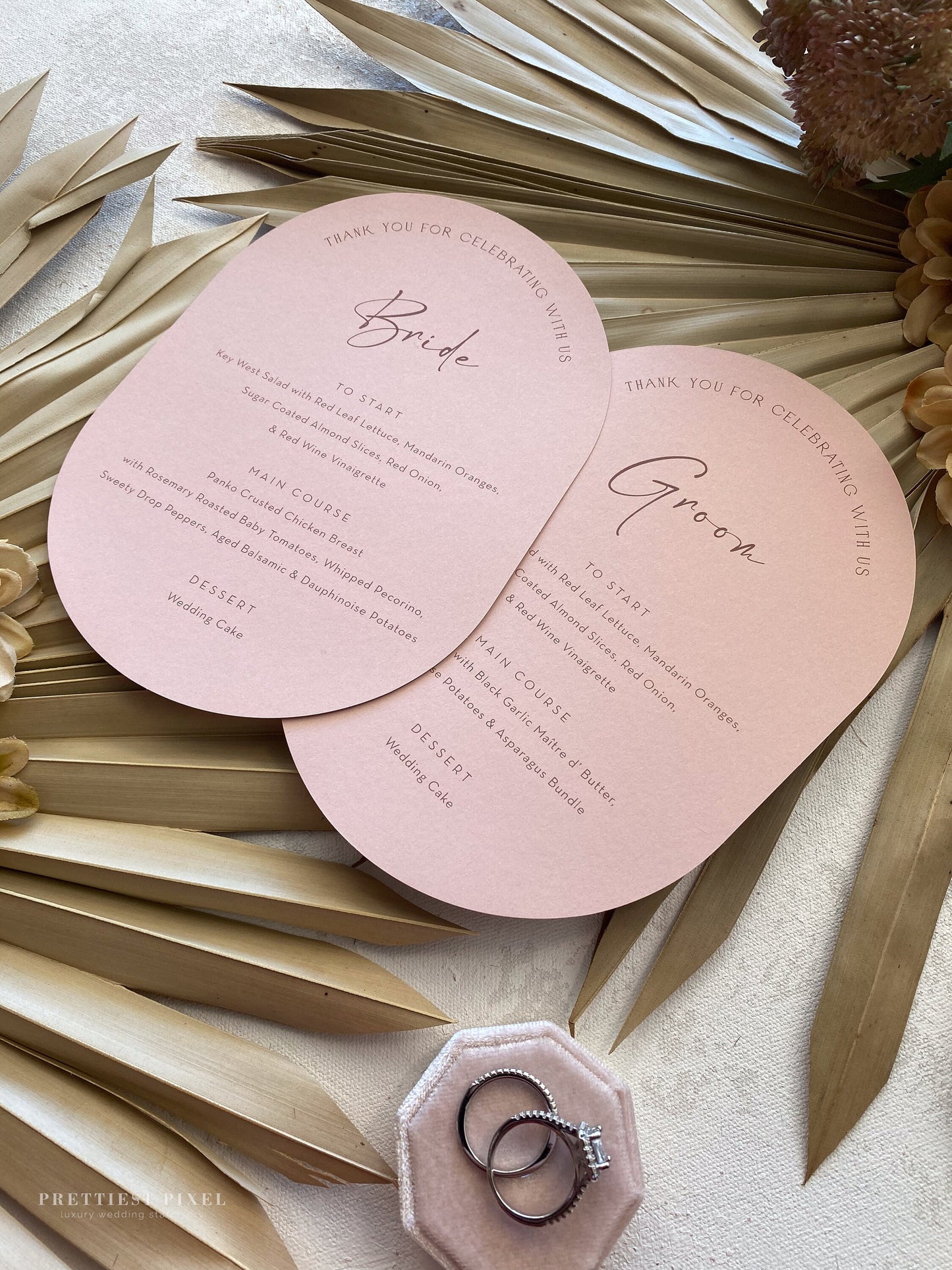 Wedding Menu Double Arch | Style 142