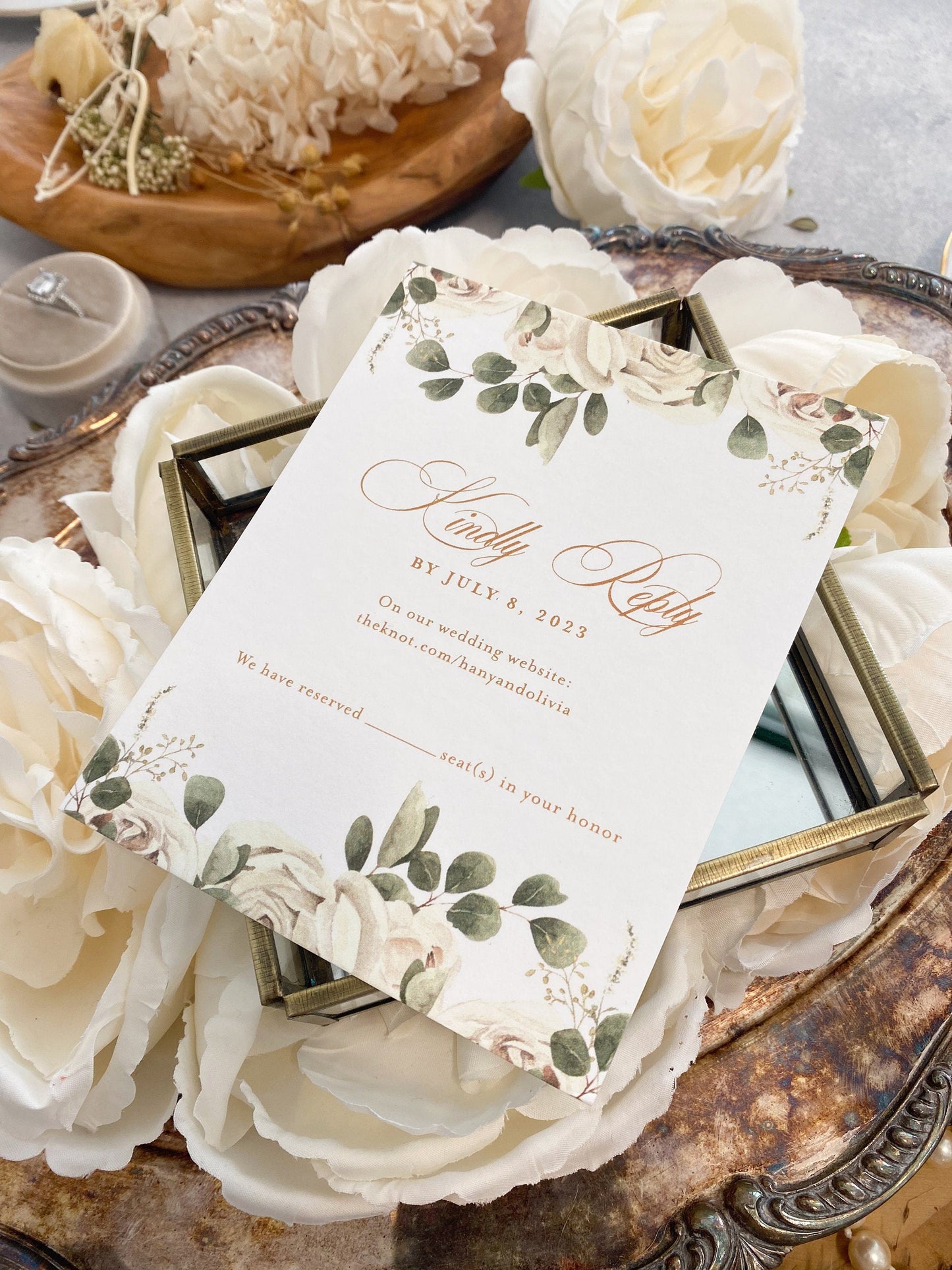 Greenery Wedding Invitation | Style 220