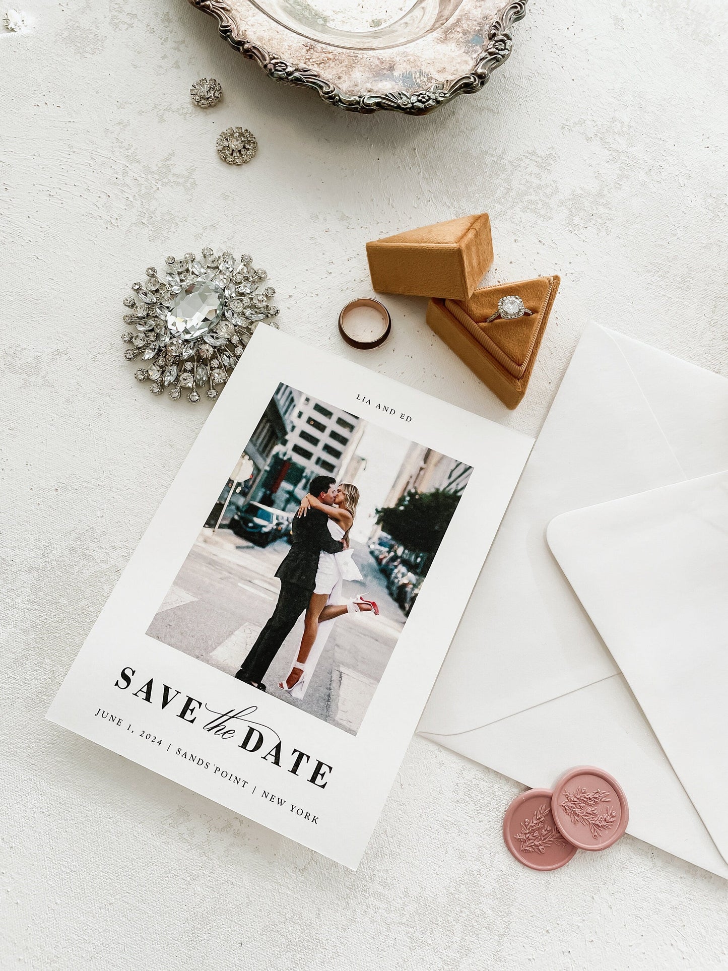 Save the Date Cards with Envelopes - Style 21