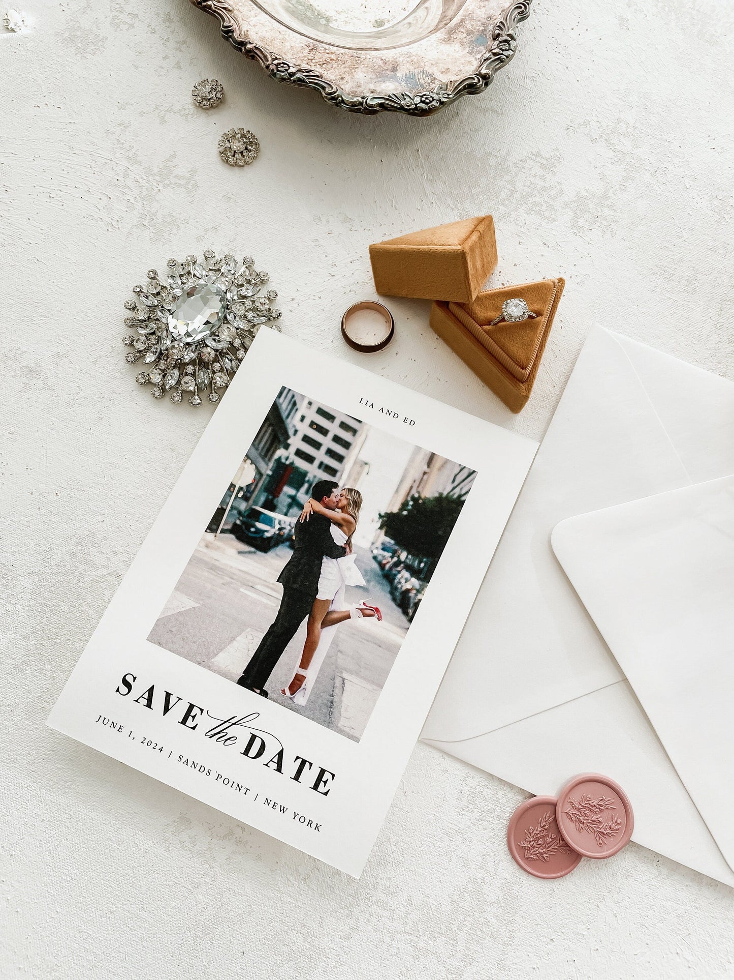 Save the Date Cards with Envelopes - Style 21