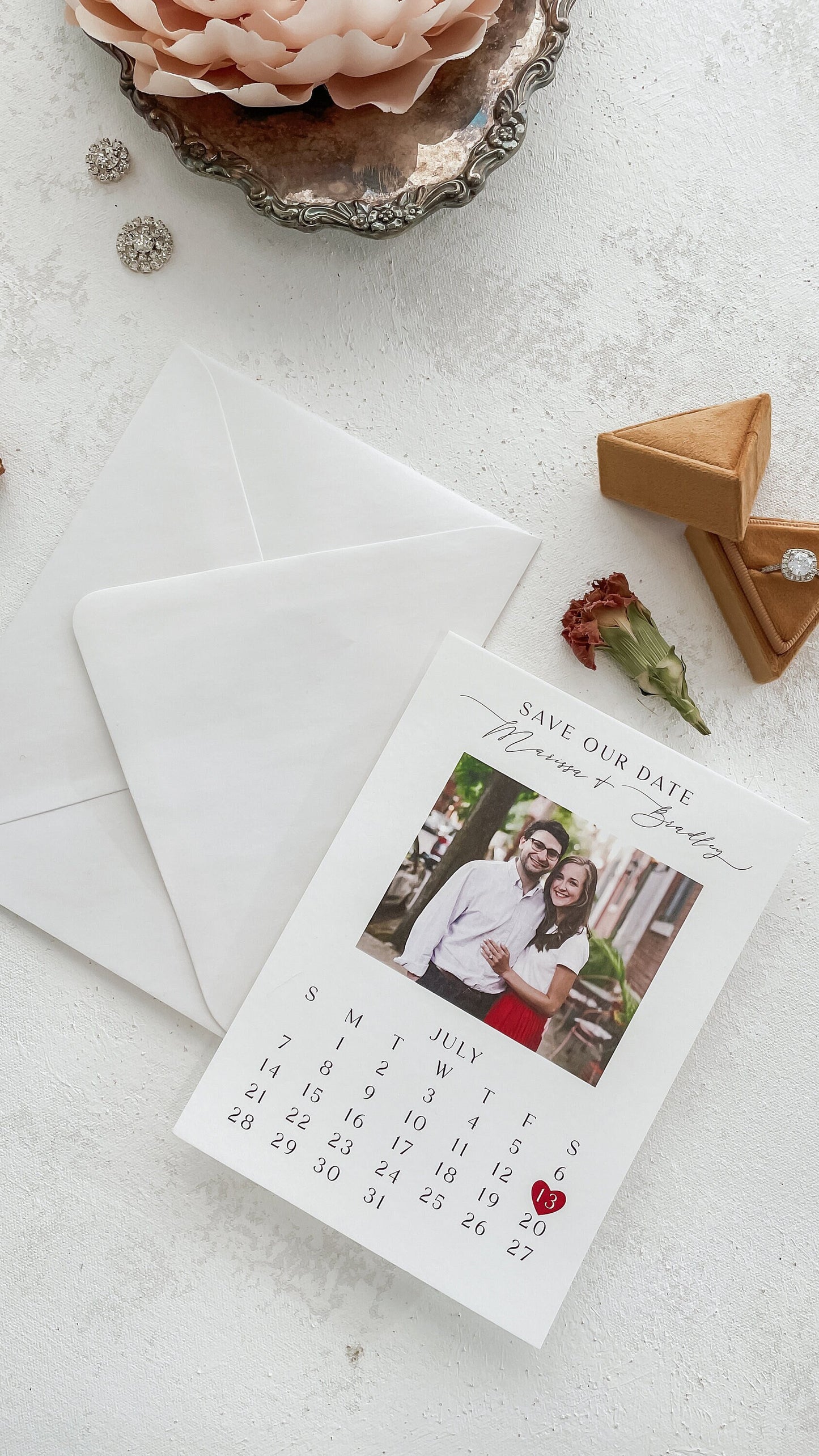 Save the Date Cards with Envelopes - Style 41