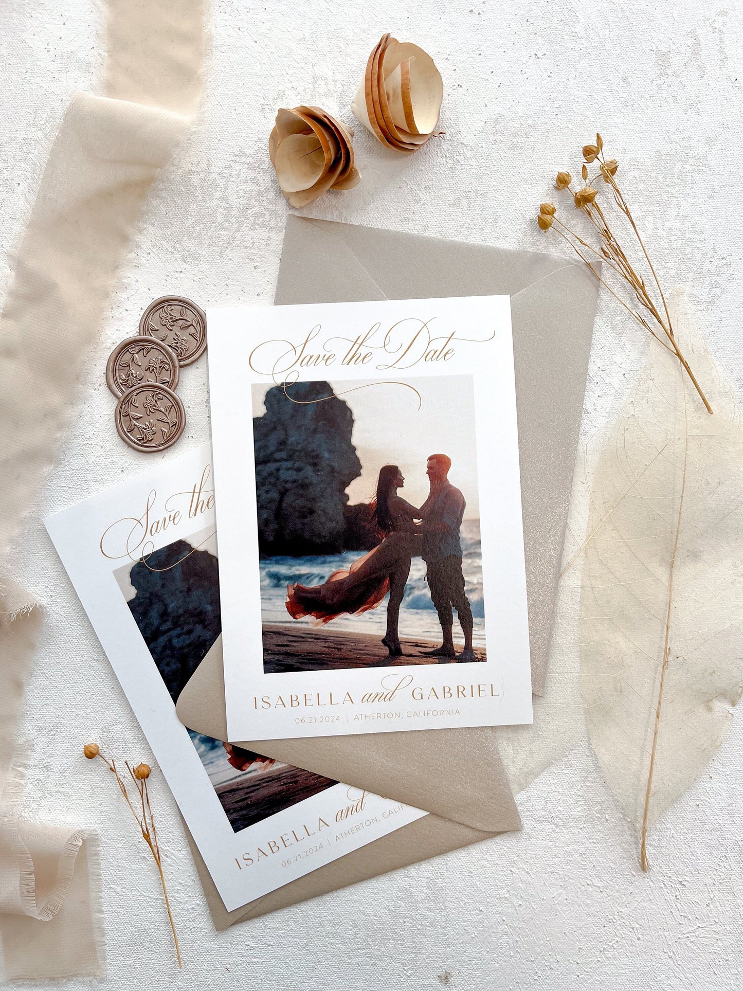 Save the Date Cards with Envelopes - Style 48
