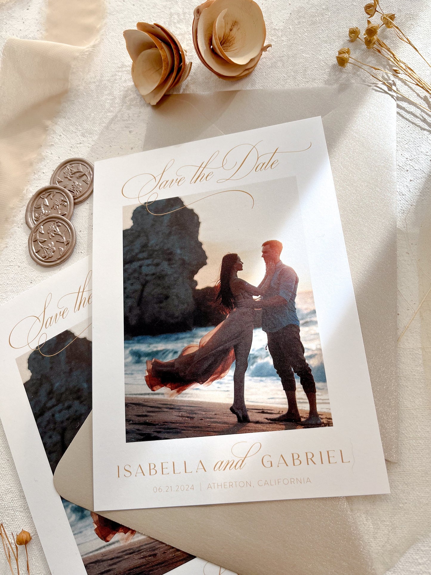 Save the Date Cards with Envelopes - Style 48